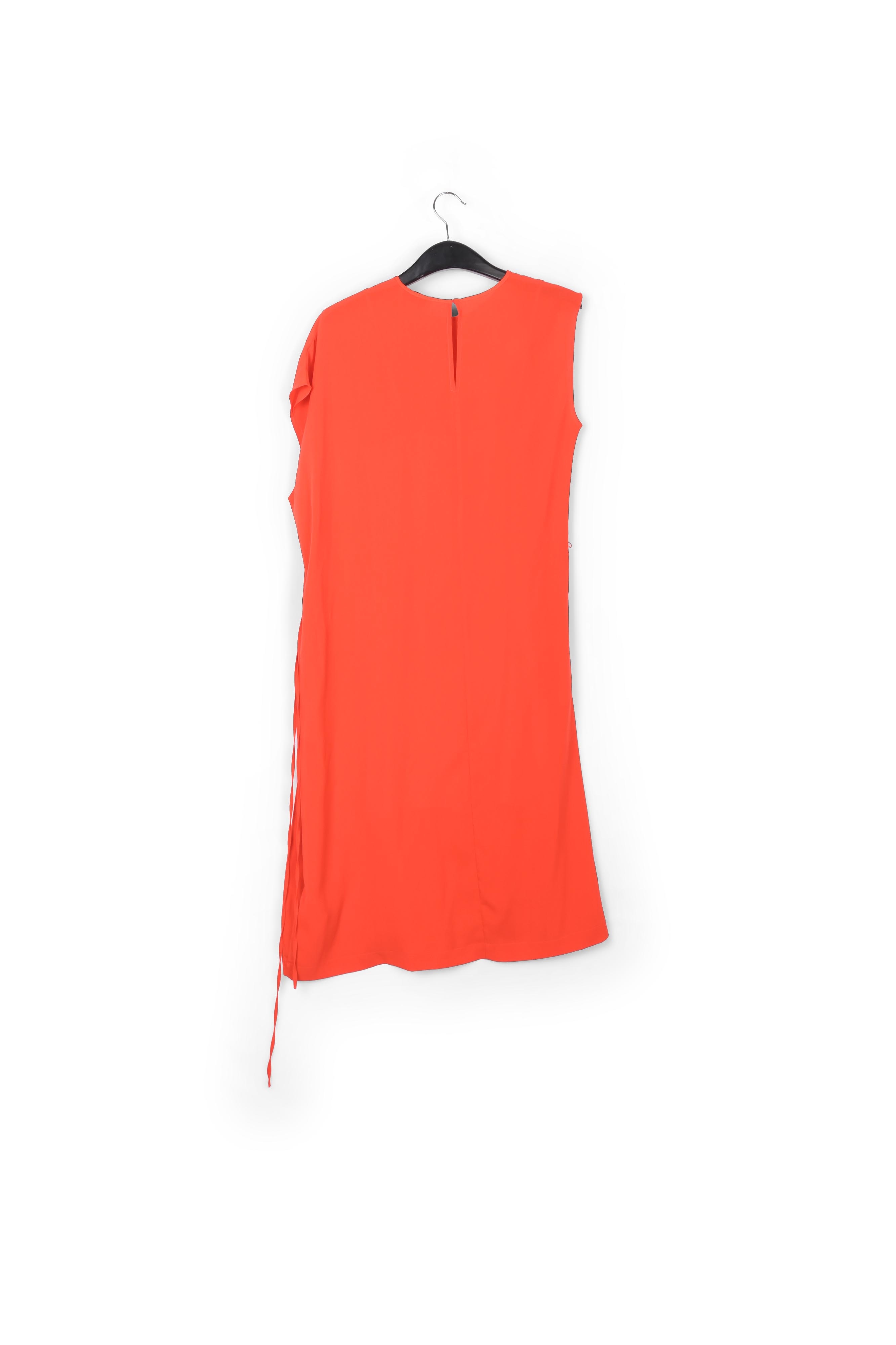 Robe rouge asymétrique RE—SSENTIEL seconde main photo 2