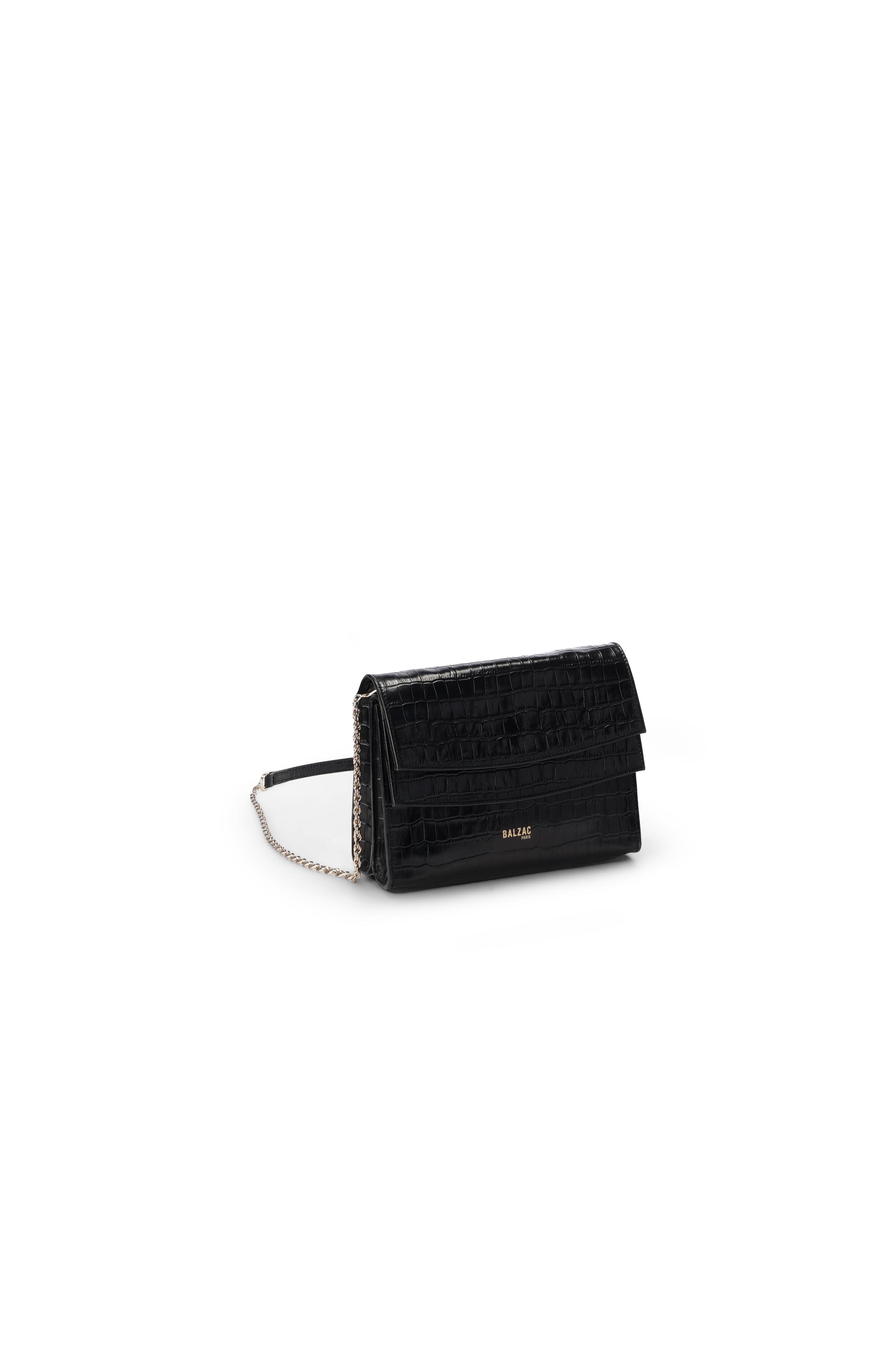 SAC NOAH NOIR EMBOSSÉ Balzac seconde main photo 1
