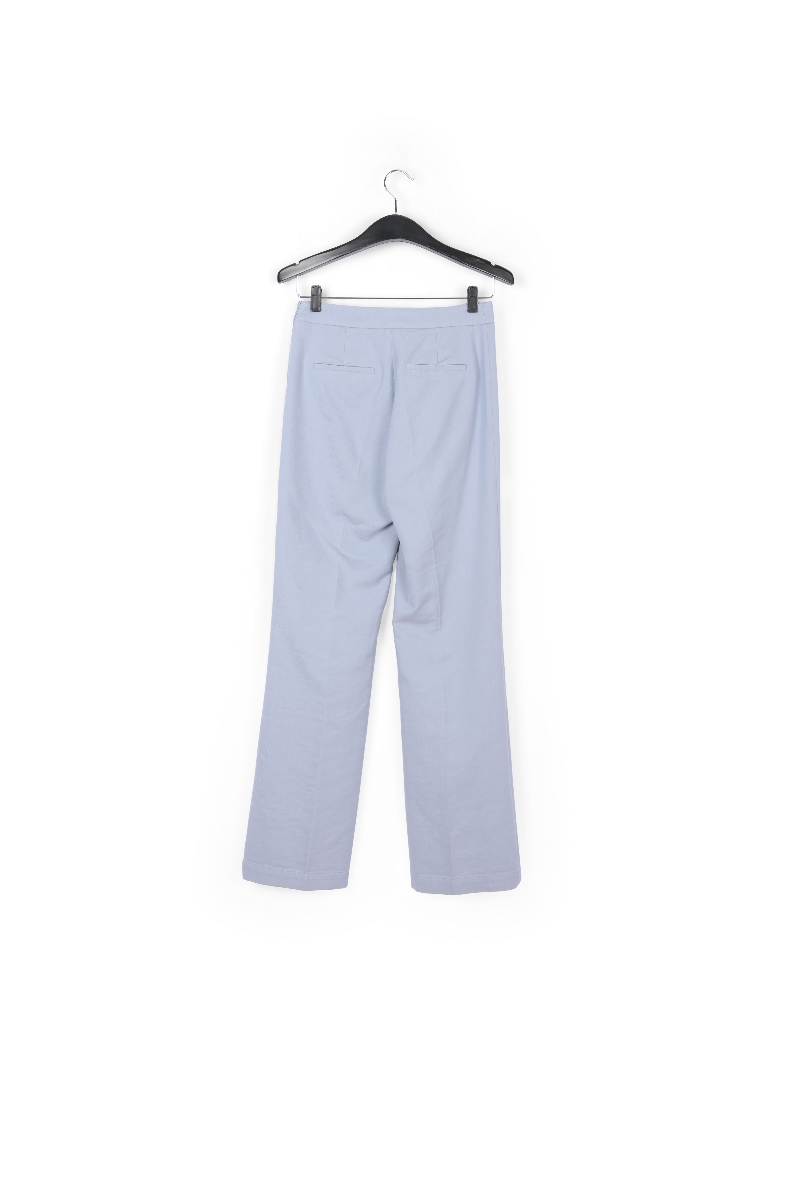 Light blue classic trousers RE—SSENTIEL second-hand photo 2