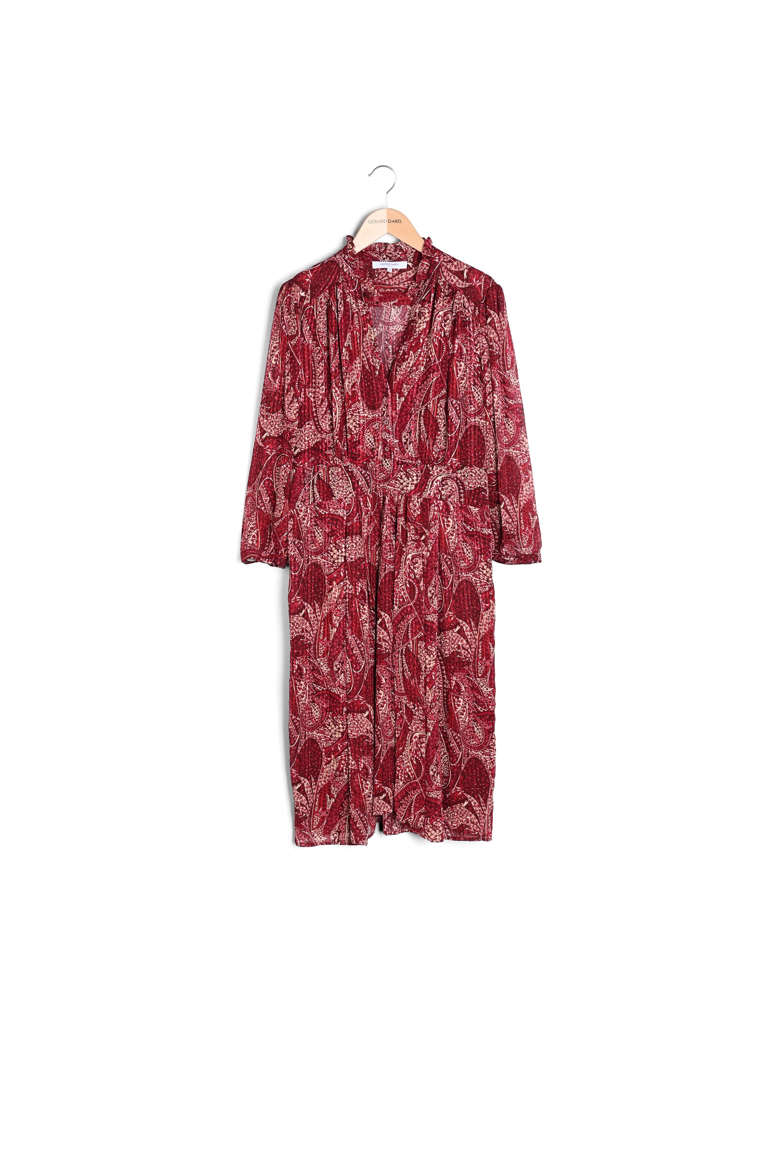 Robe mi-longue à l'imprimé cachemire - JUDITH Gerard Darel seconde main photo 1