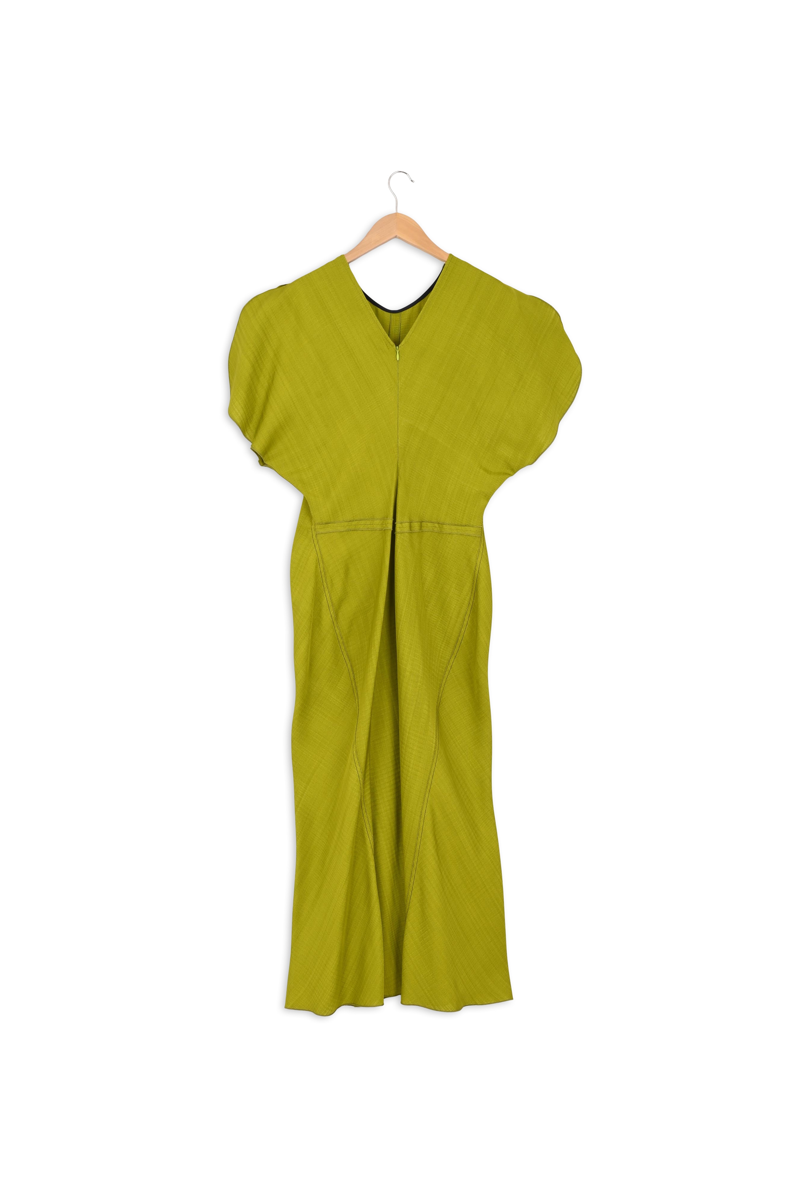 Gathered Waist Midi Dress