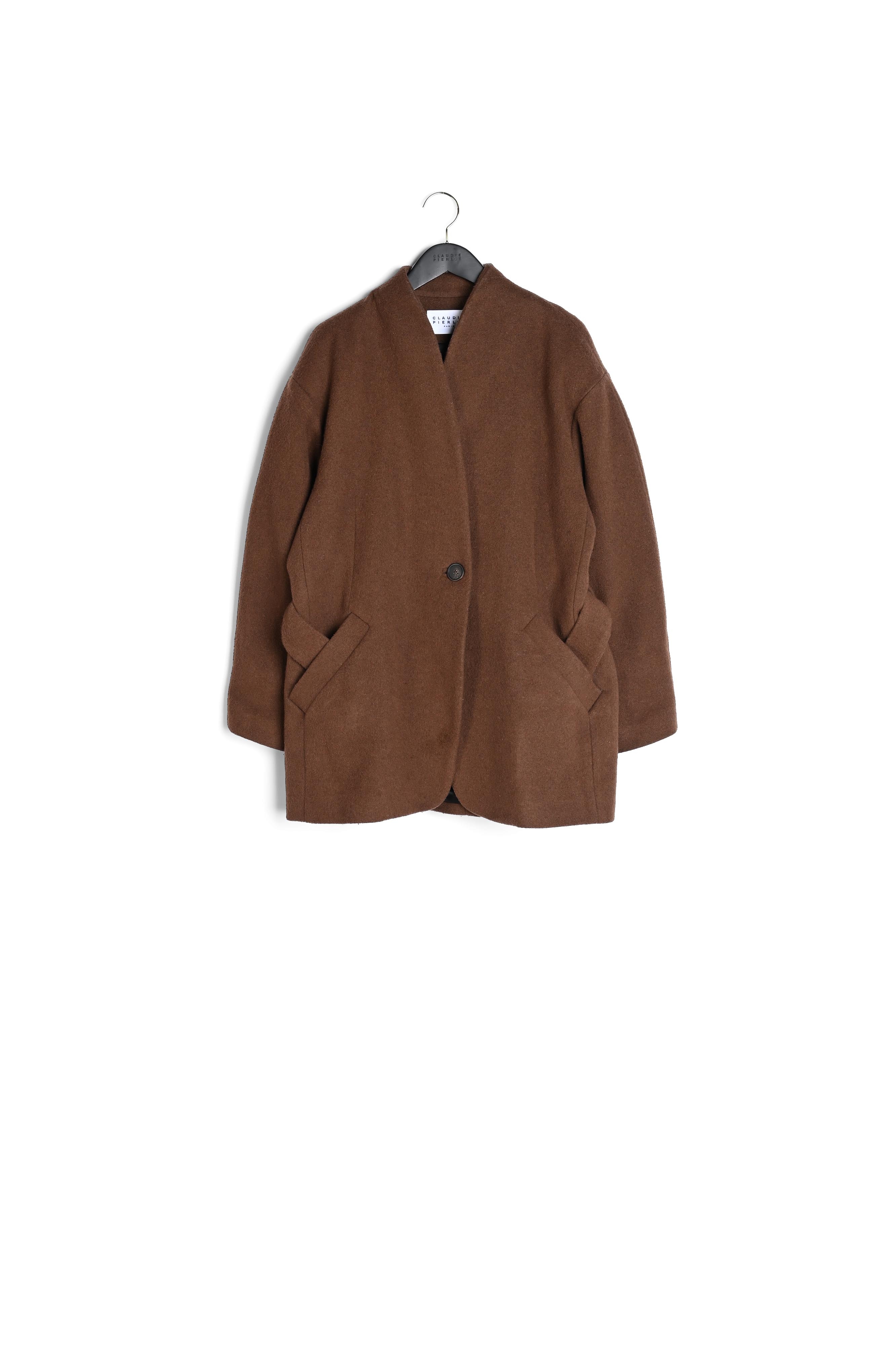 Photo produit Veste En Laine Ceinturée numéro 1