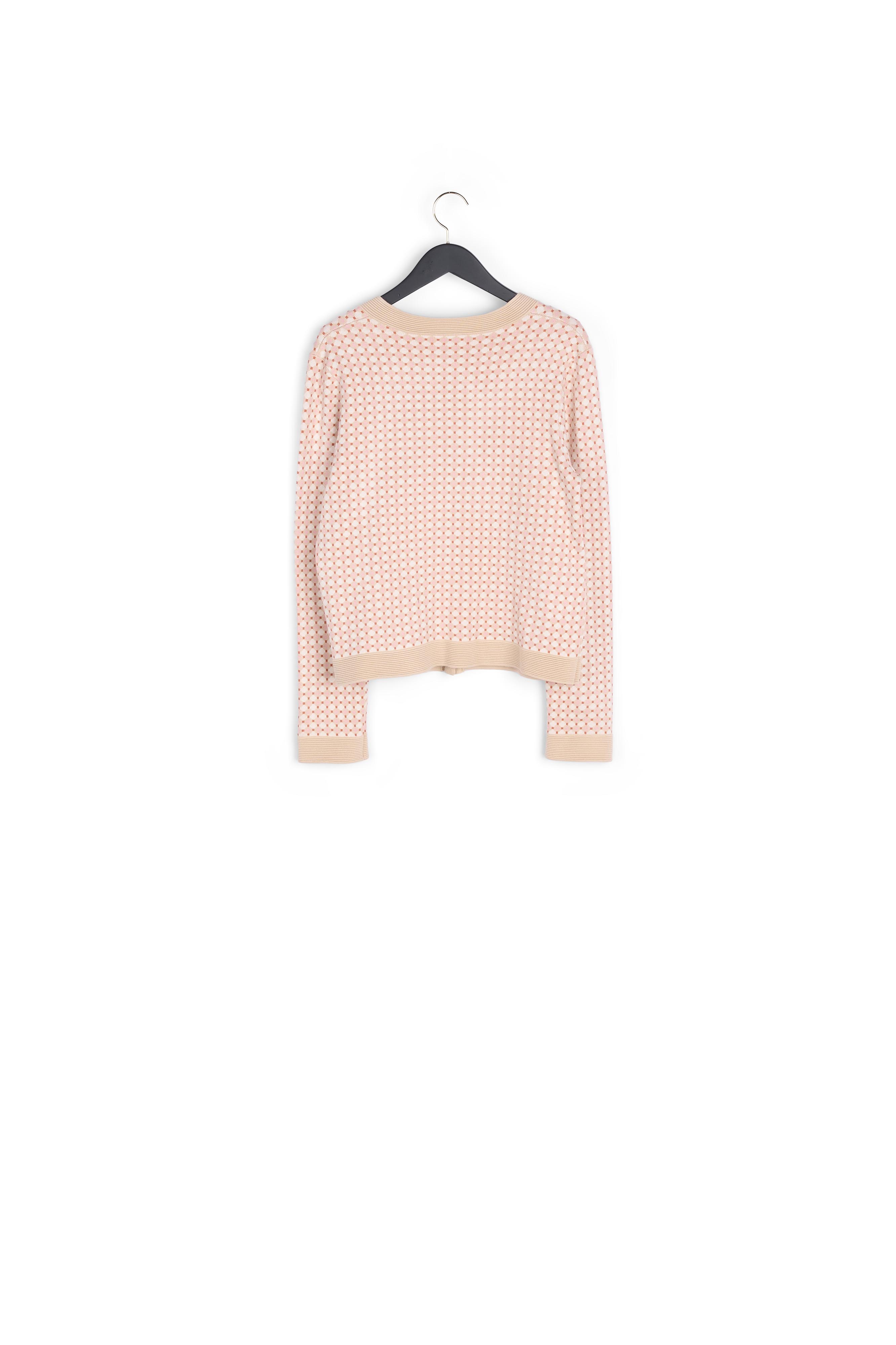Photo produit Cardigan Maille À Motifs numéro 1