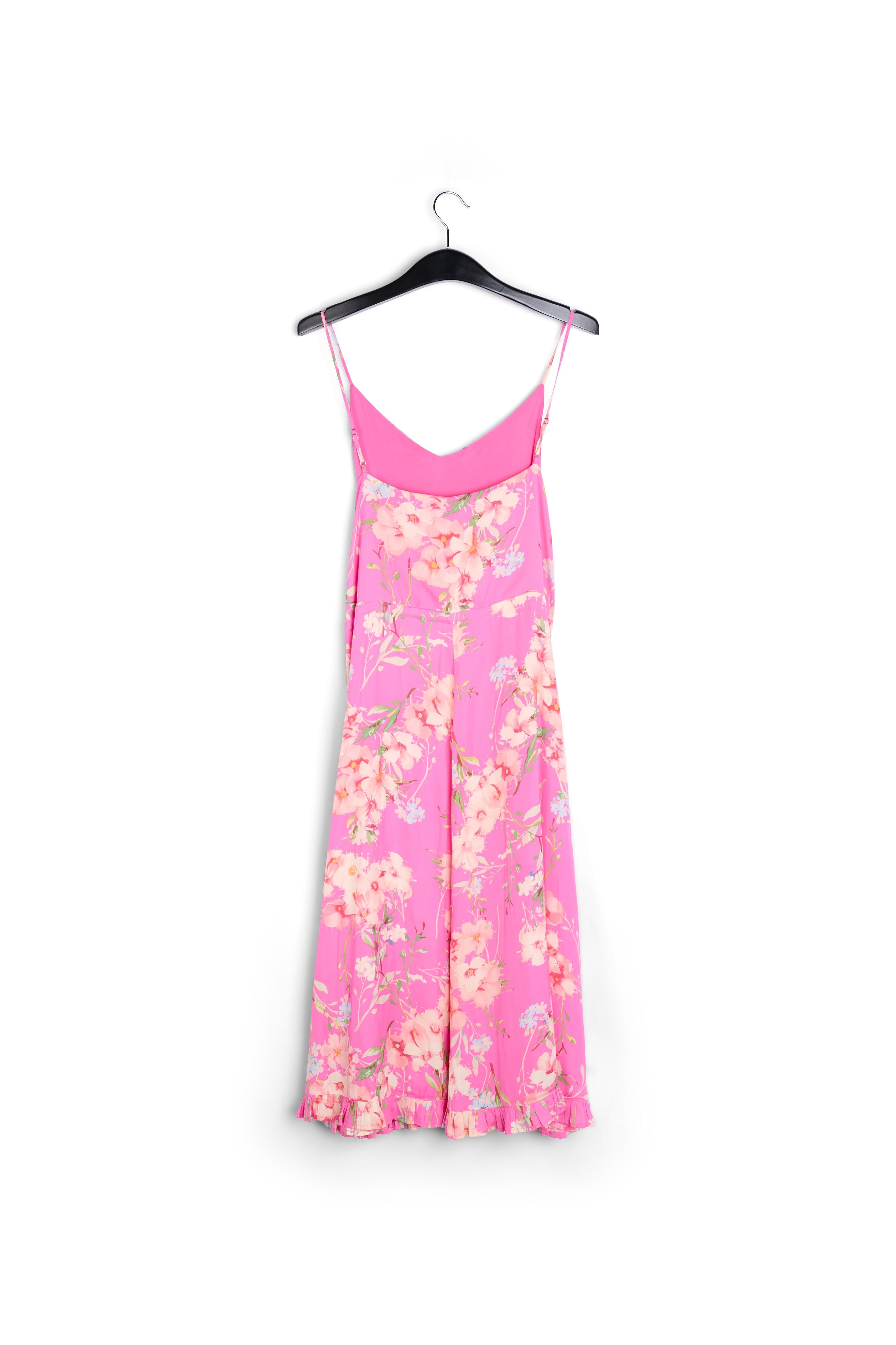 Vivid pink floral summer dress RE—SSENTIEL second-hand photo 2