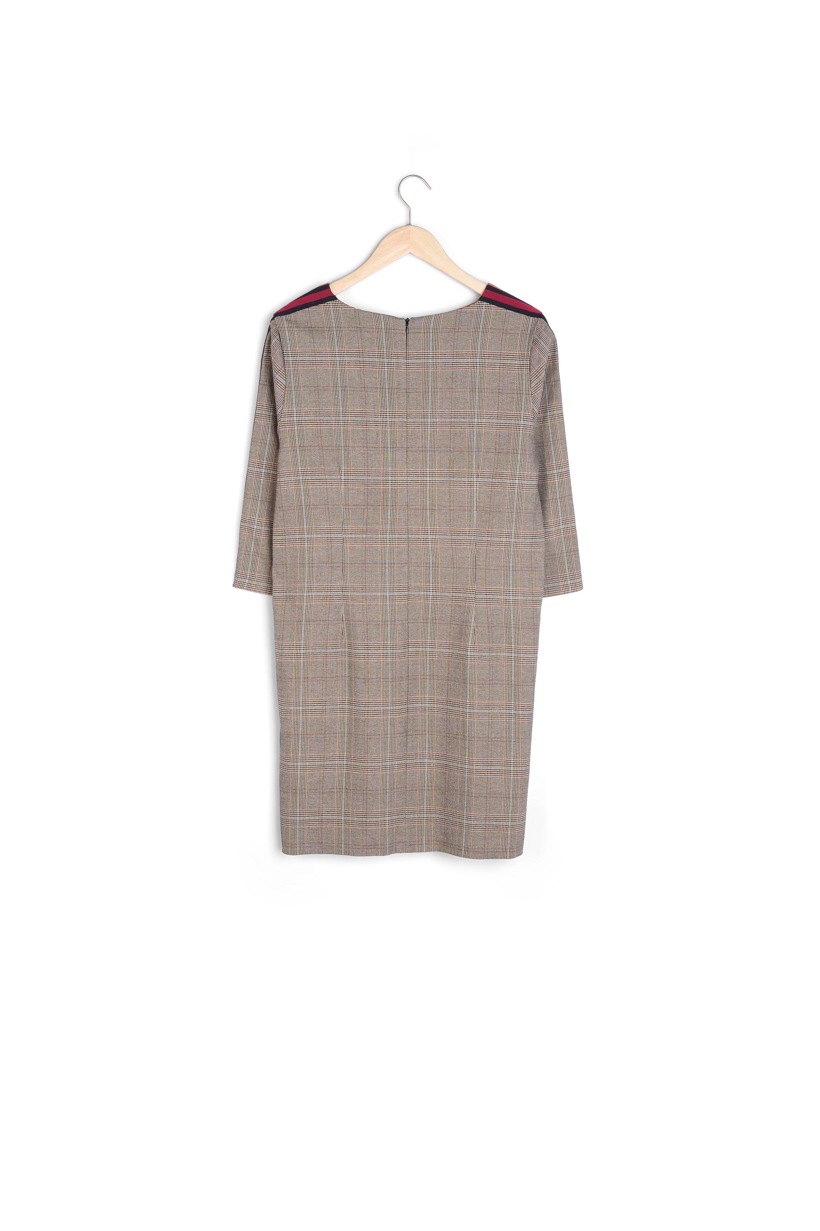 Robe droite jacquard Prince de Galles Ina Maison 123 seconde main photo 4