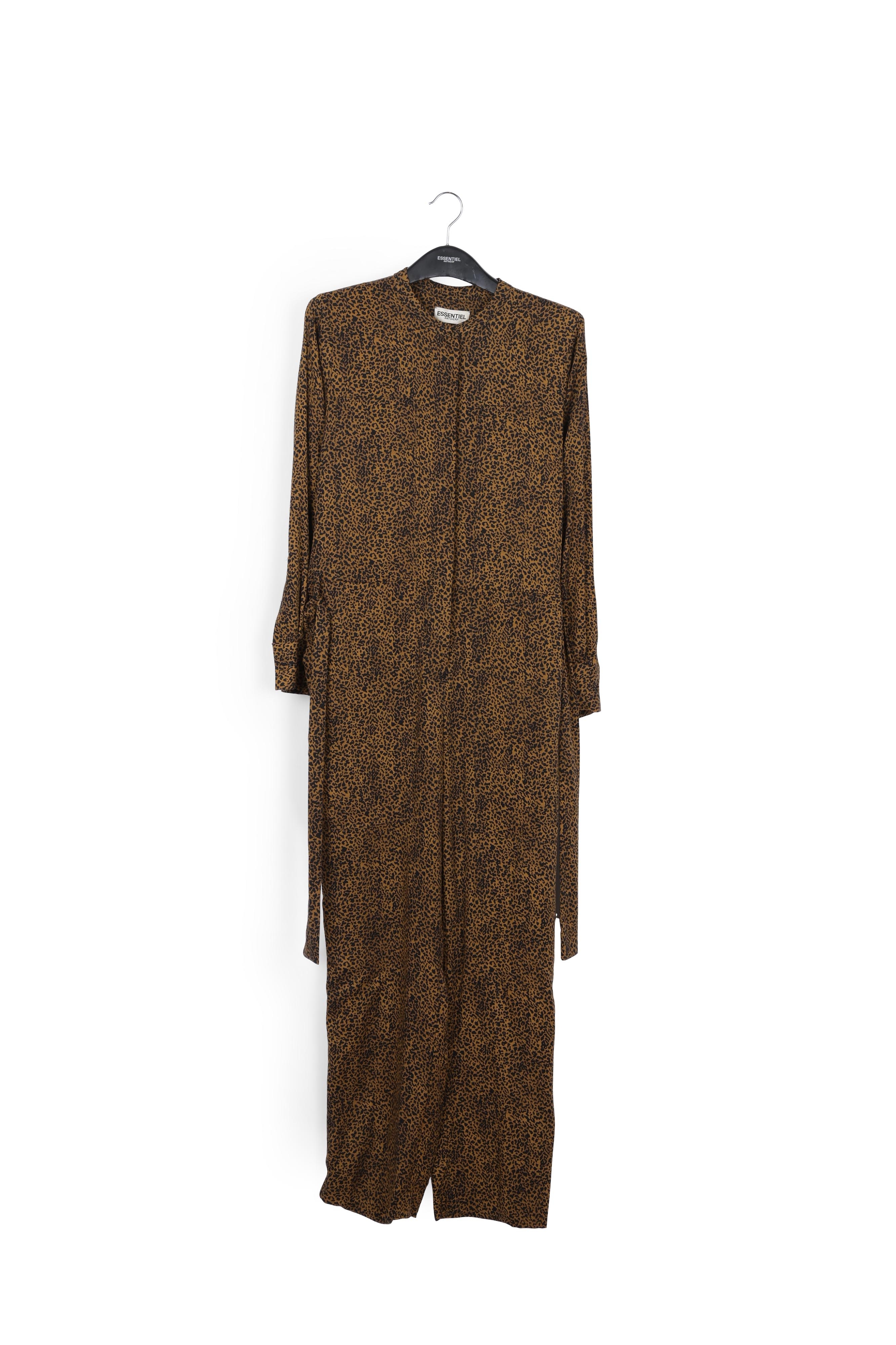Jumpsuit with belt and leopard print RE—SSENTIEL second-hand photo 1