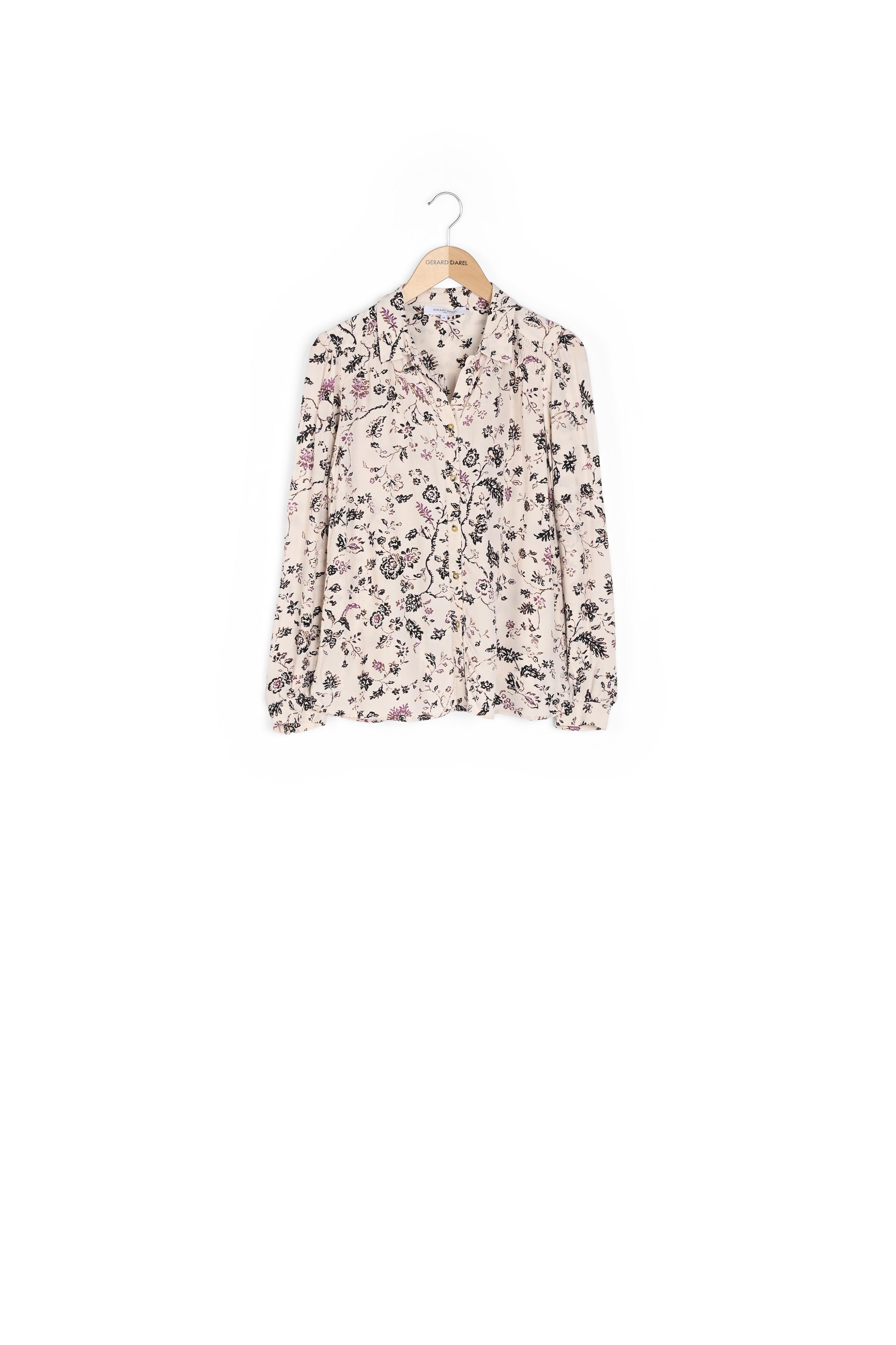 Chemise en soie fleuri - CARA Gerard Darel seconde main photo 1