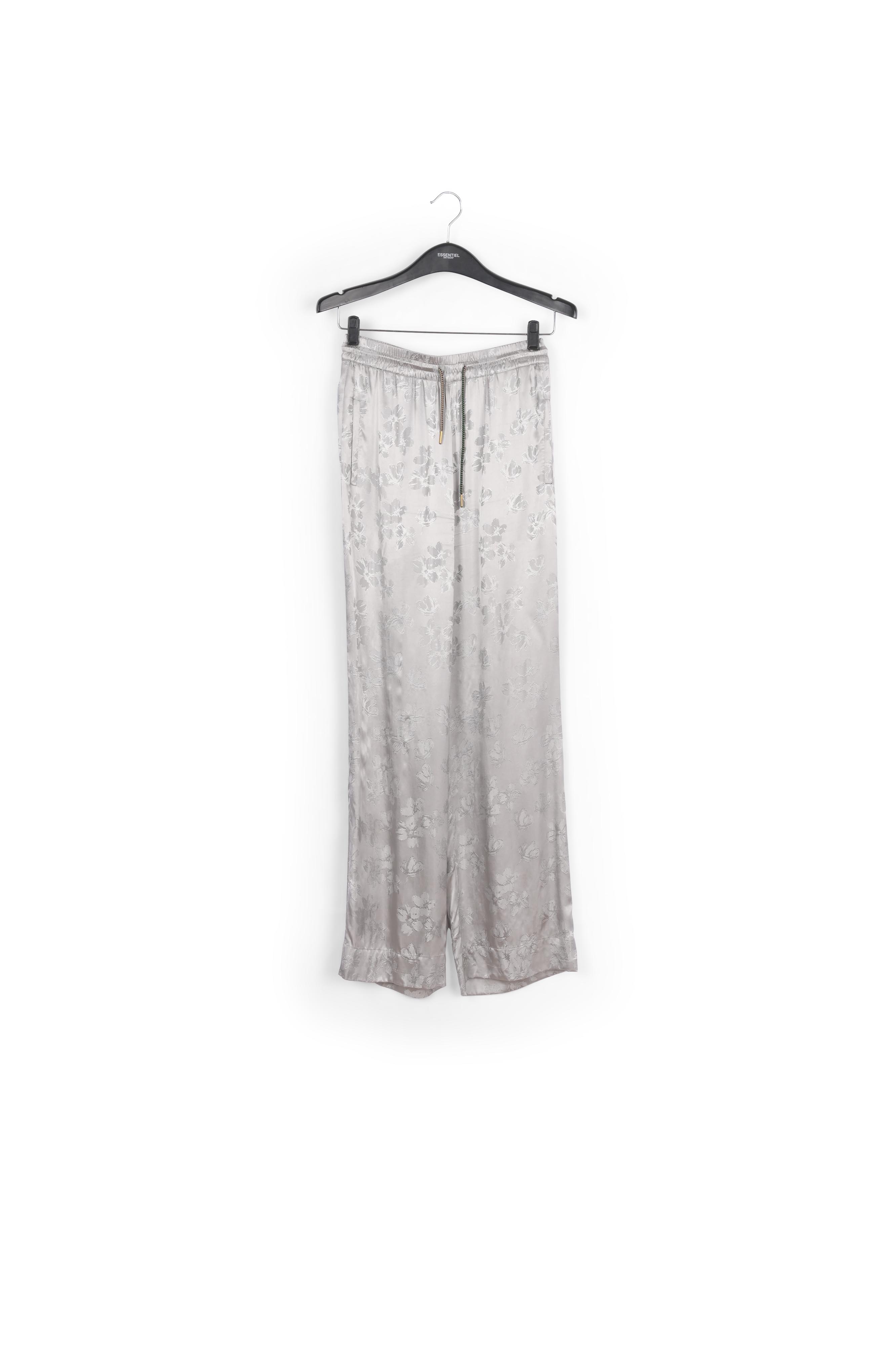 Grijze joggingbroek van bloemenjacquard RE—SSENTIEL tweedehands photo 1