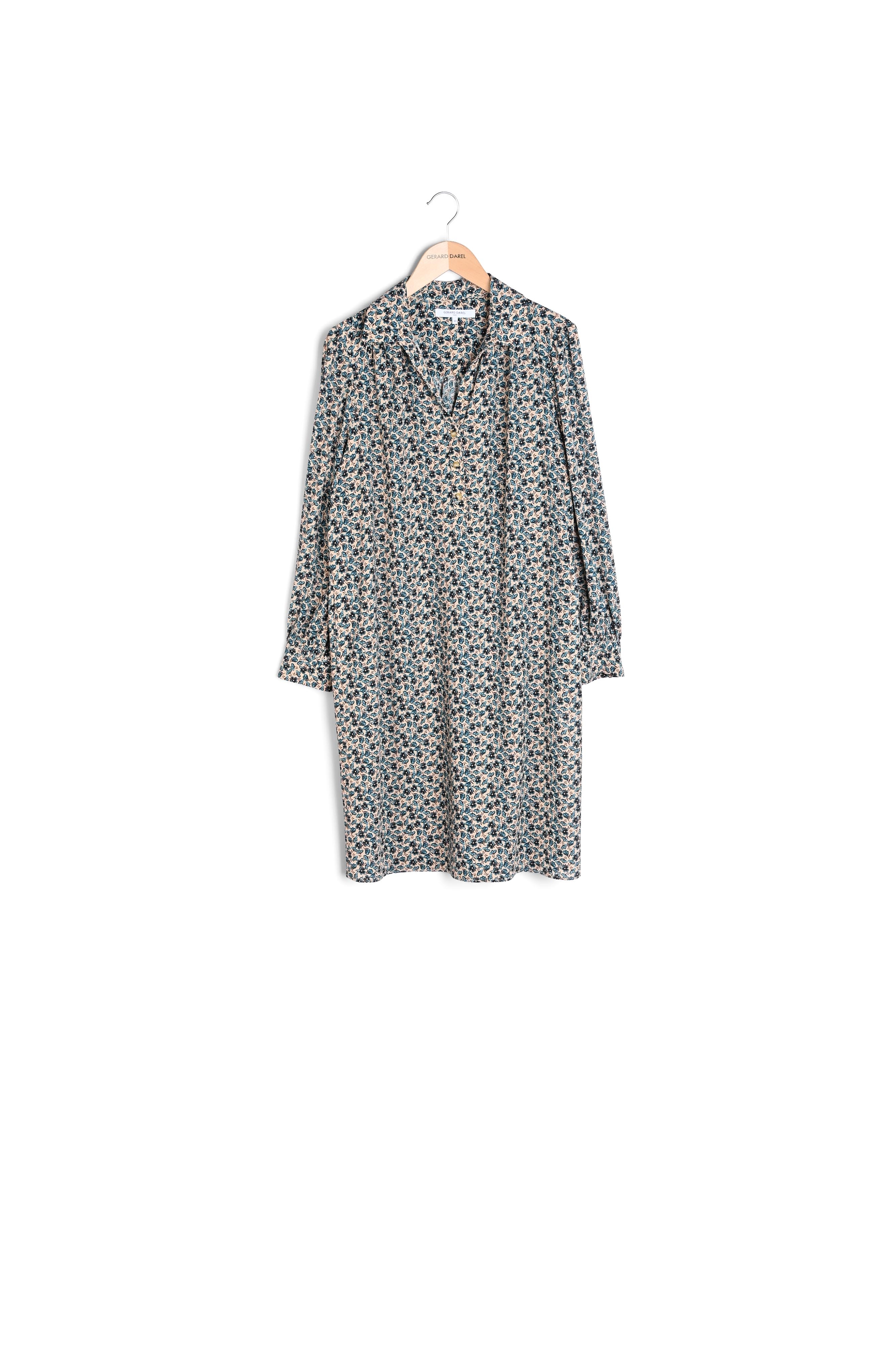 Robe en crêpe imprimé pâquerettes - JIA Gerard Darel seconde main photo 1