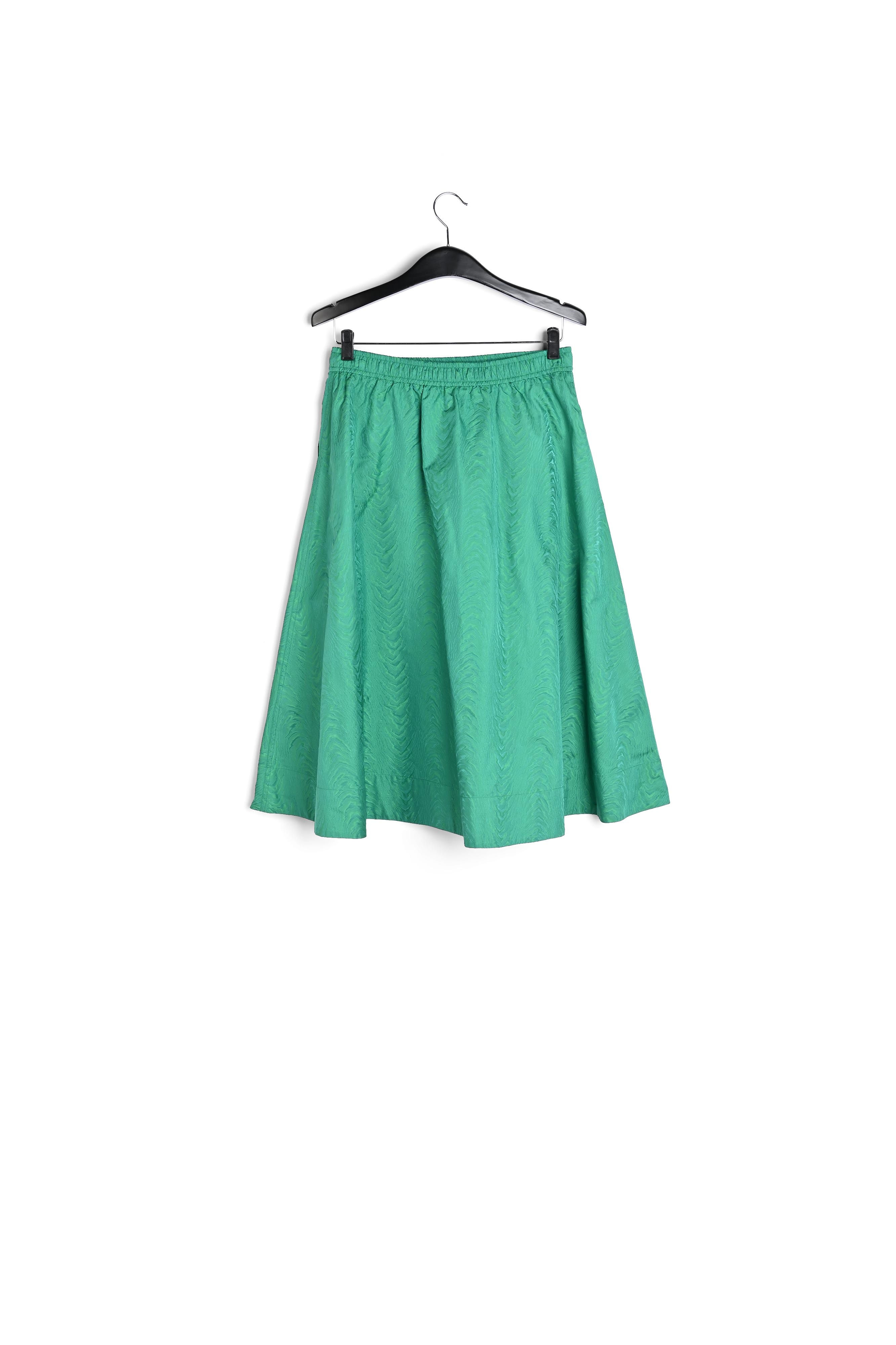 Green jacquard a-line skirt RE—SSENTIEL second-hand photo 2