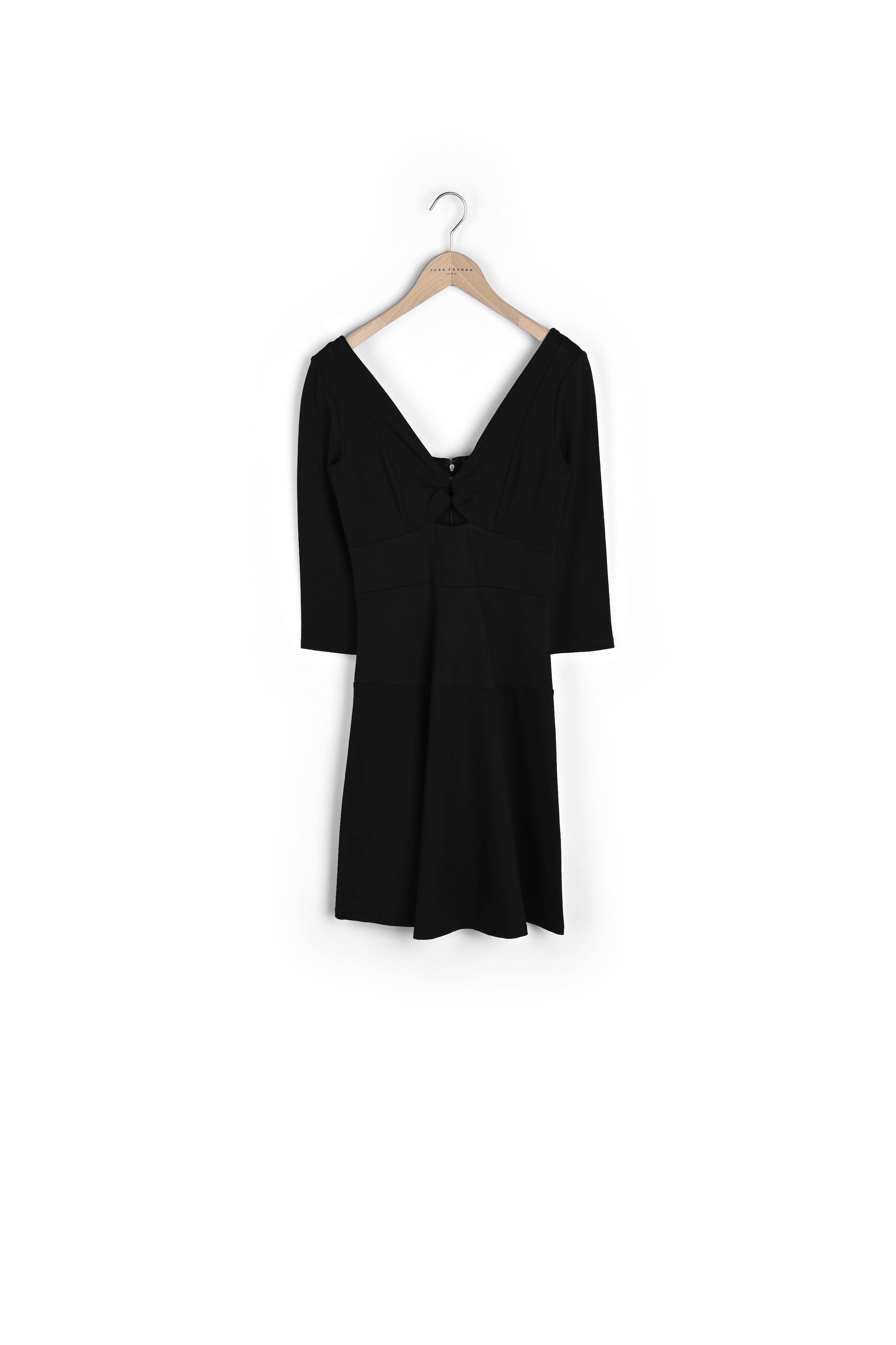 Robe Ranaette noire milano Tara Jarmon seconde main photo 7