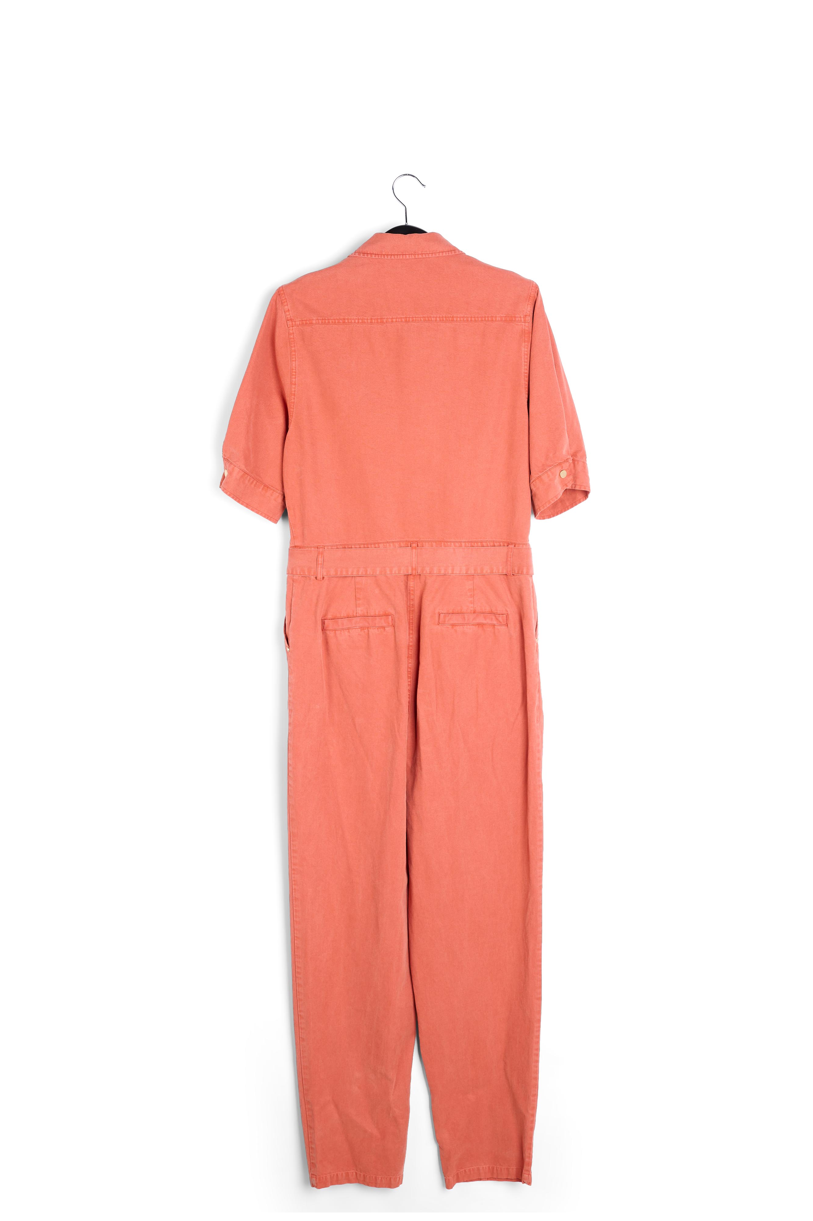 Donkeroranje jumpsuit van katoenmix RE—SSENTIEL tweedehands photo 2