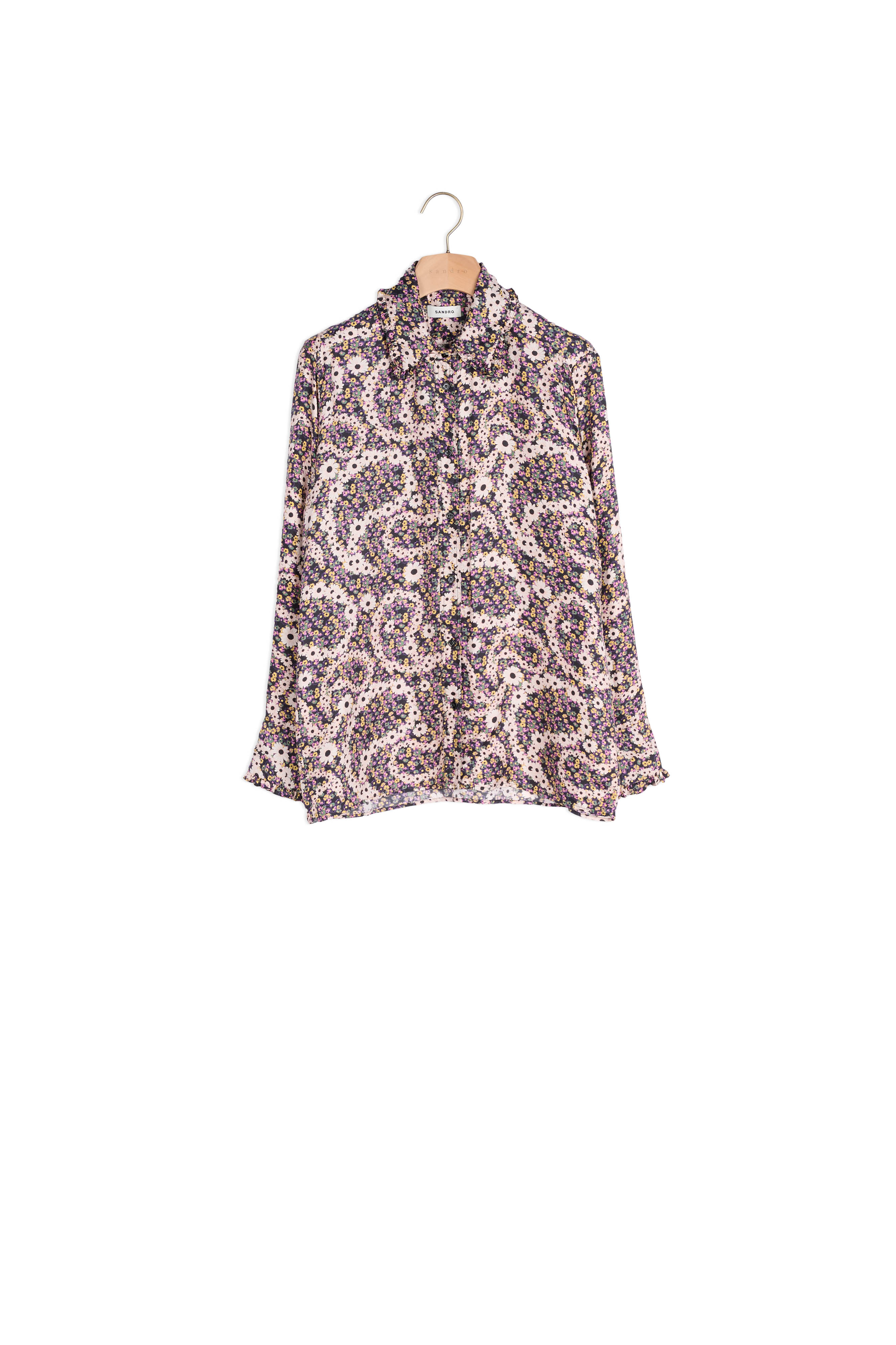 Produktfoto Hemdbluse aus Seide mit Blumenprint Nummer 0