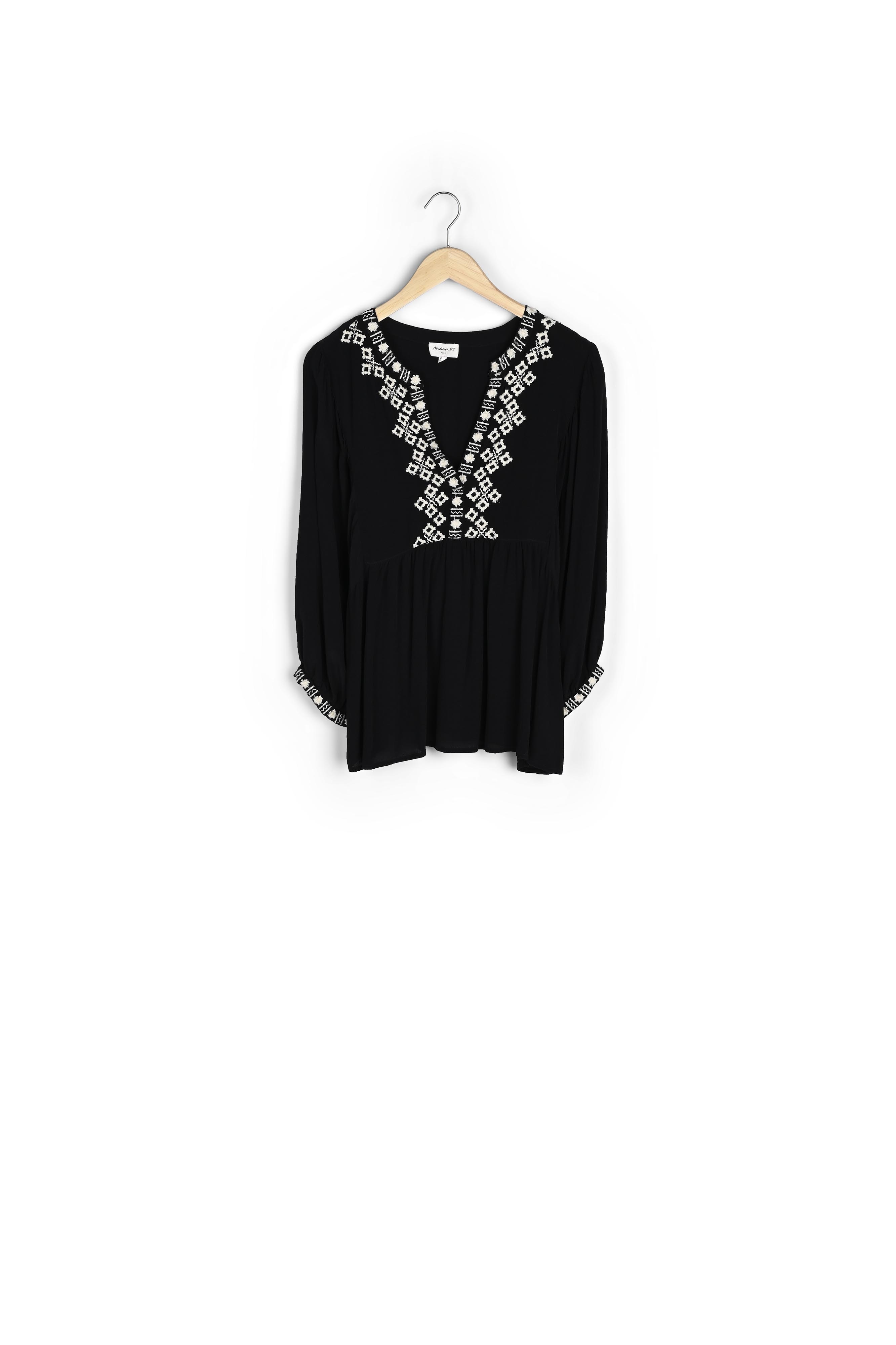Blouse brodée Massie Maison 123 seconde main photo 1