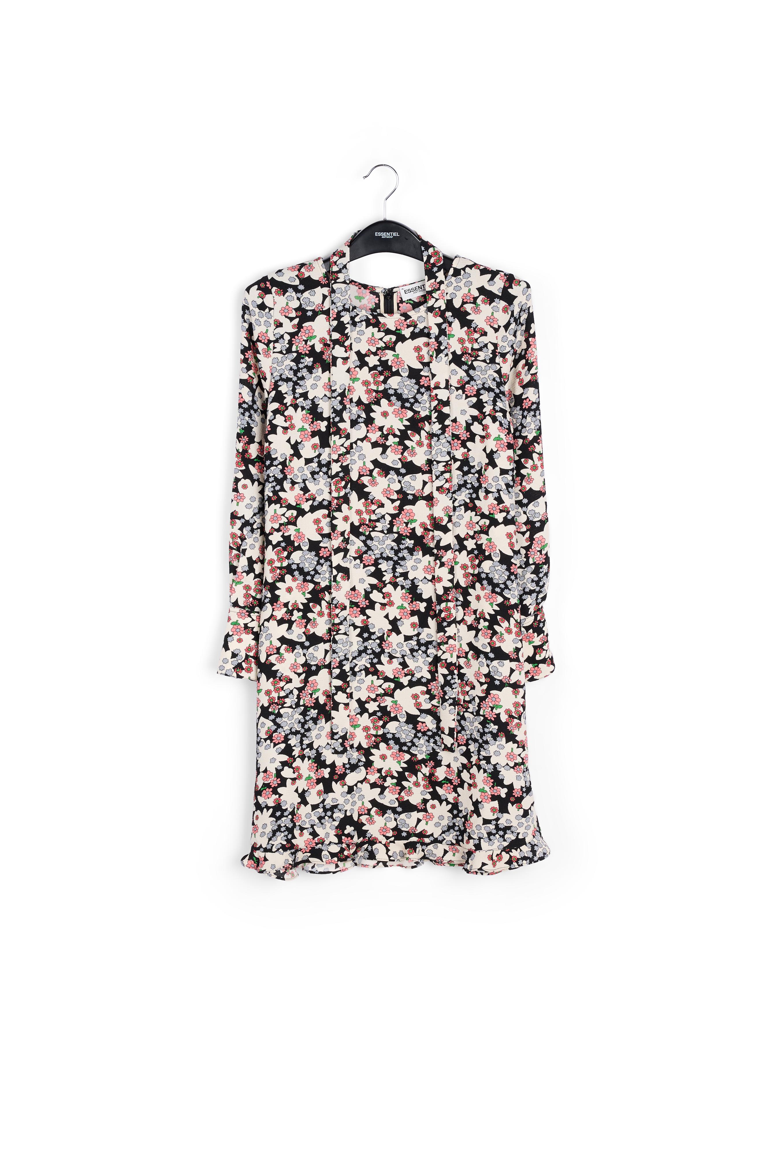 Robe florale à ligne a avec ceinture RE—SSENTIEL seconde main photo 1