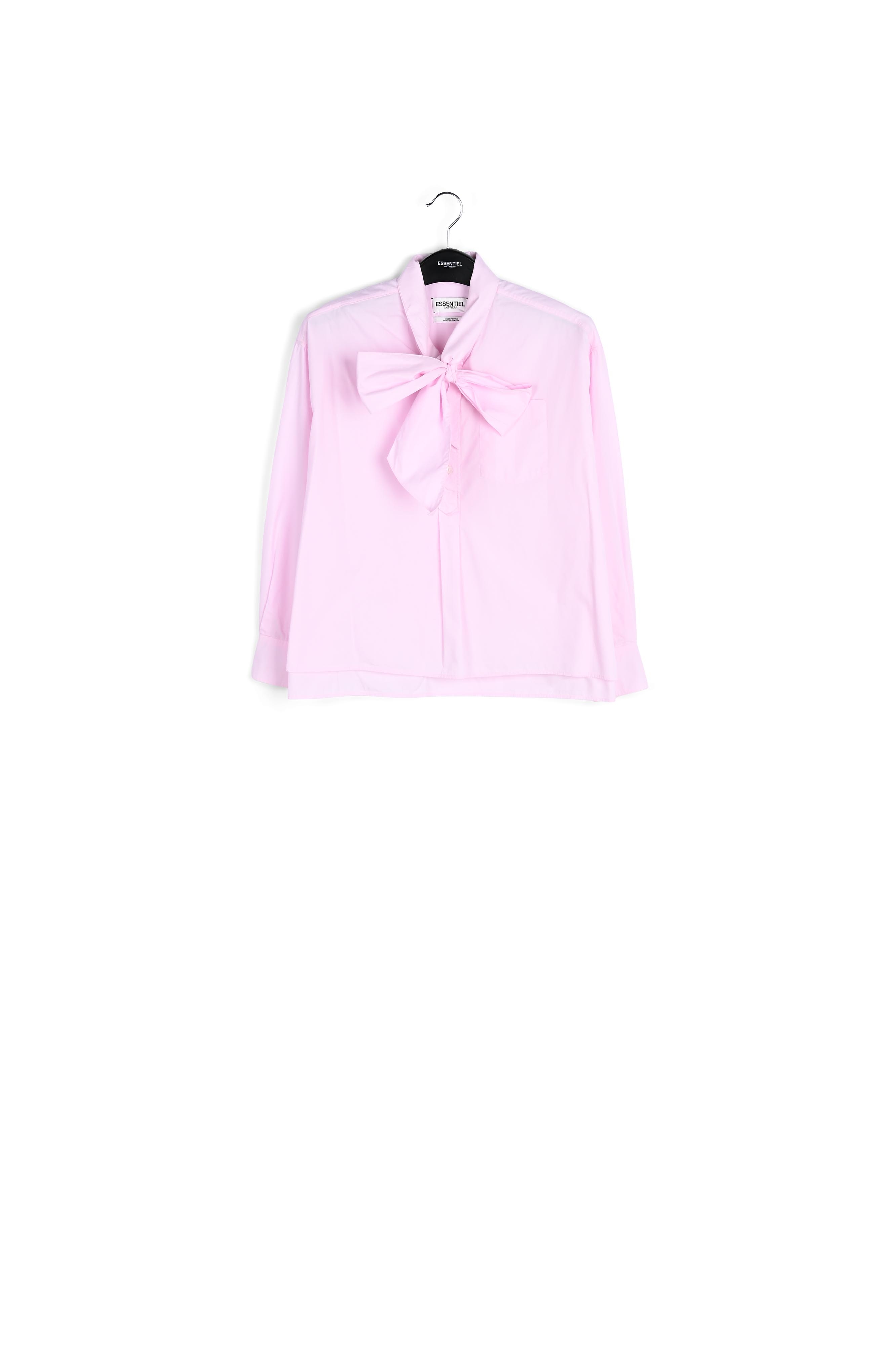 Roze blouse met strikkraag RE—SSENTIEL tweedehands photo 1