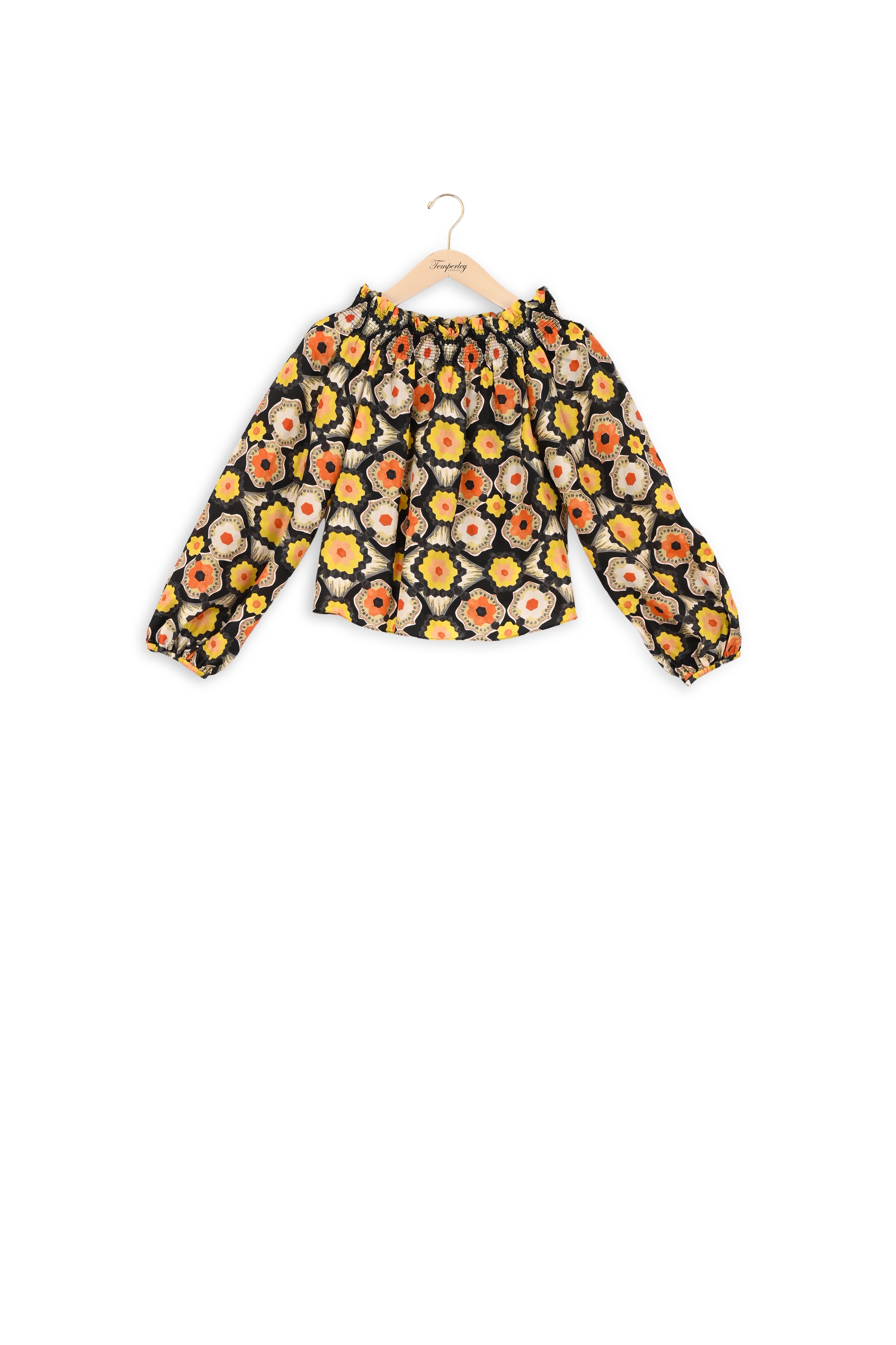 Product photo Crochet Print Off-Shoulder Top number 0