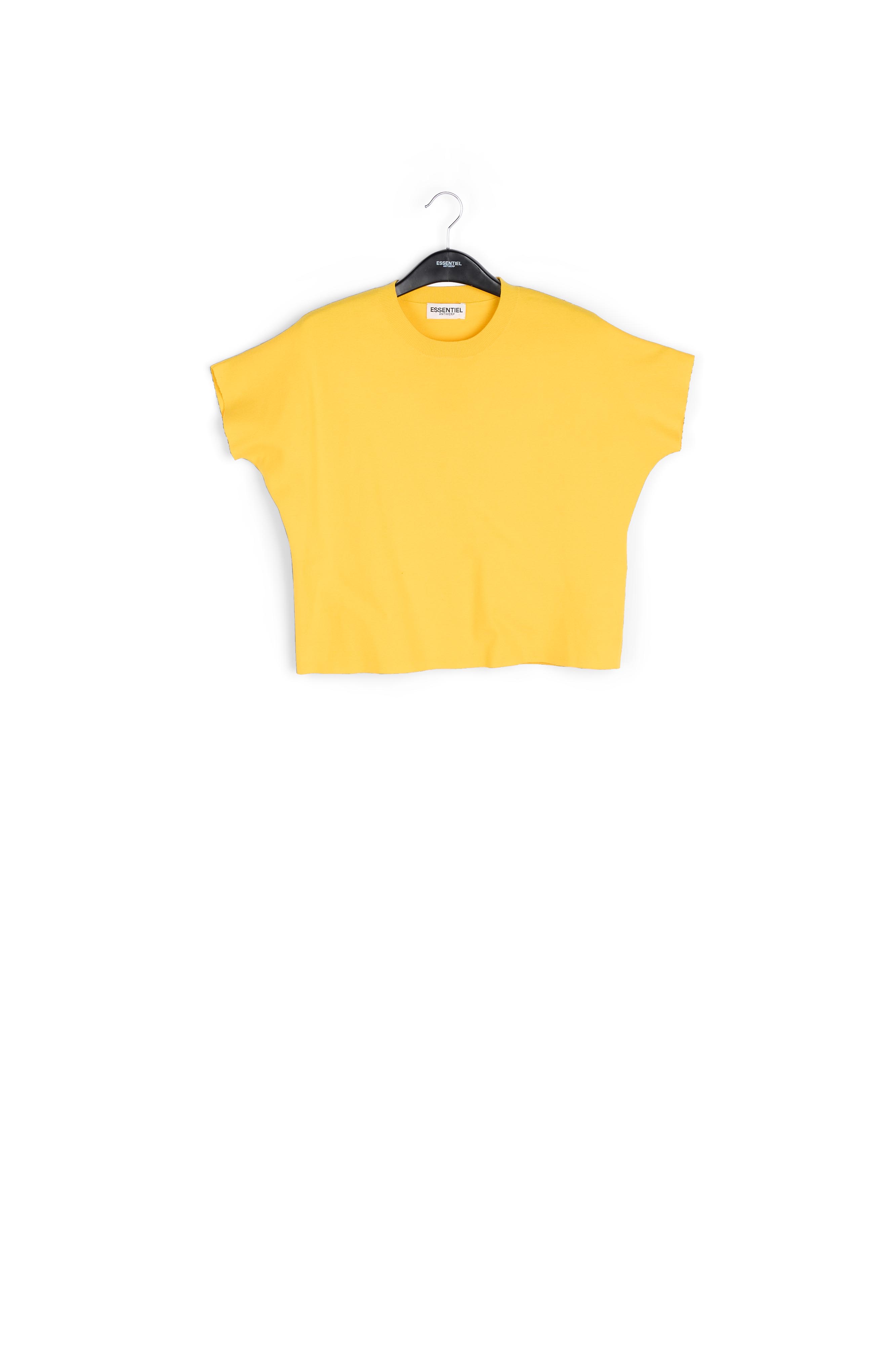 Top en tricot jaune RE—SSENTIEL seconde main photo 1