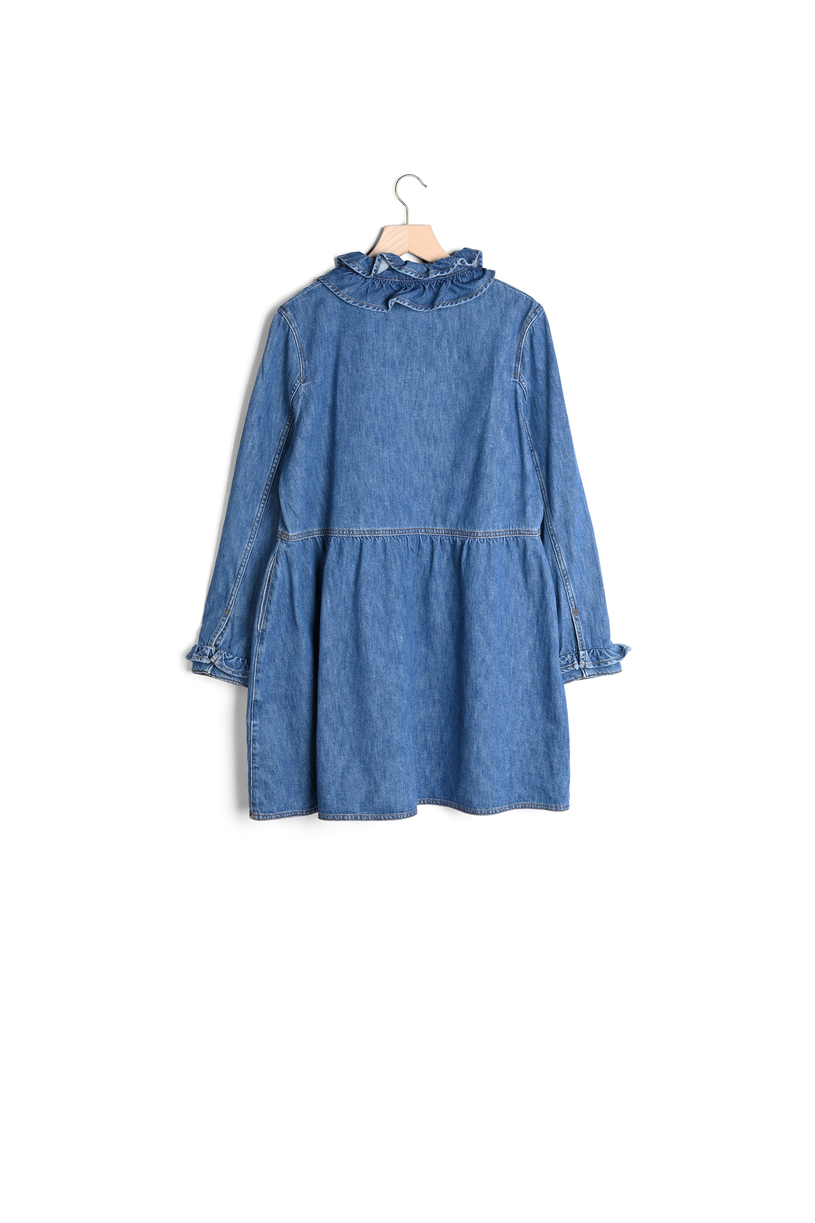 ROBE BELKIS BLEU MIDI