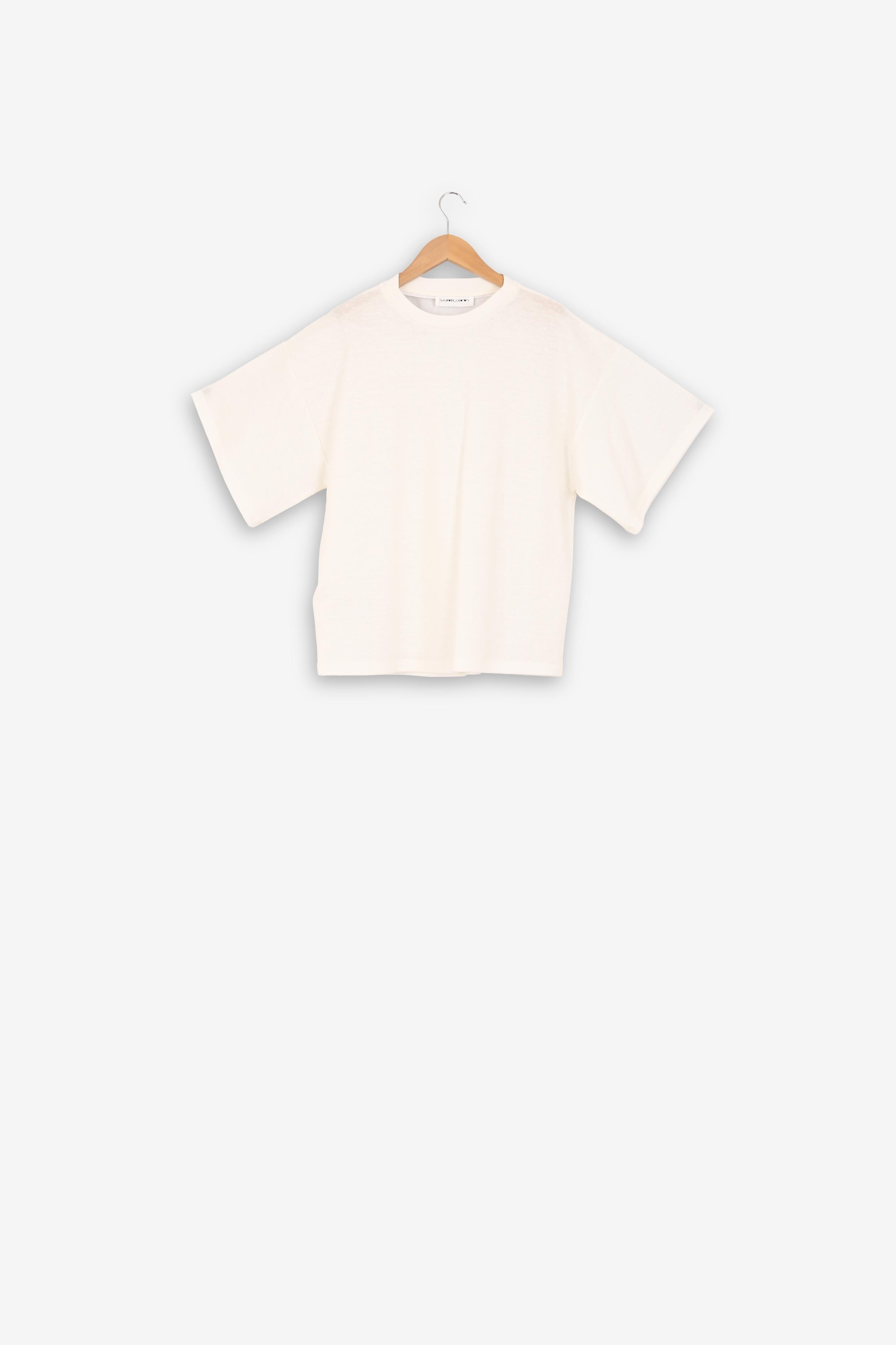 Bonded Jersey T-Shirt Victoria Beckham second-hand photo 4
