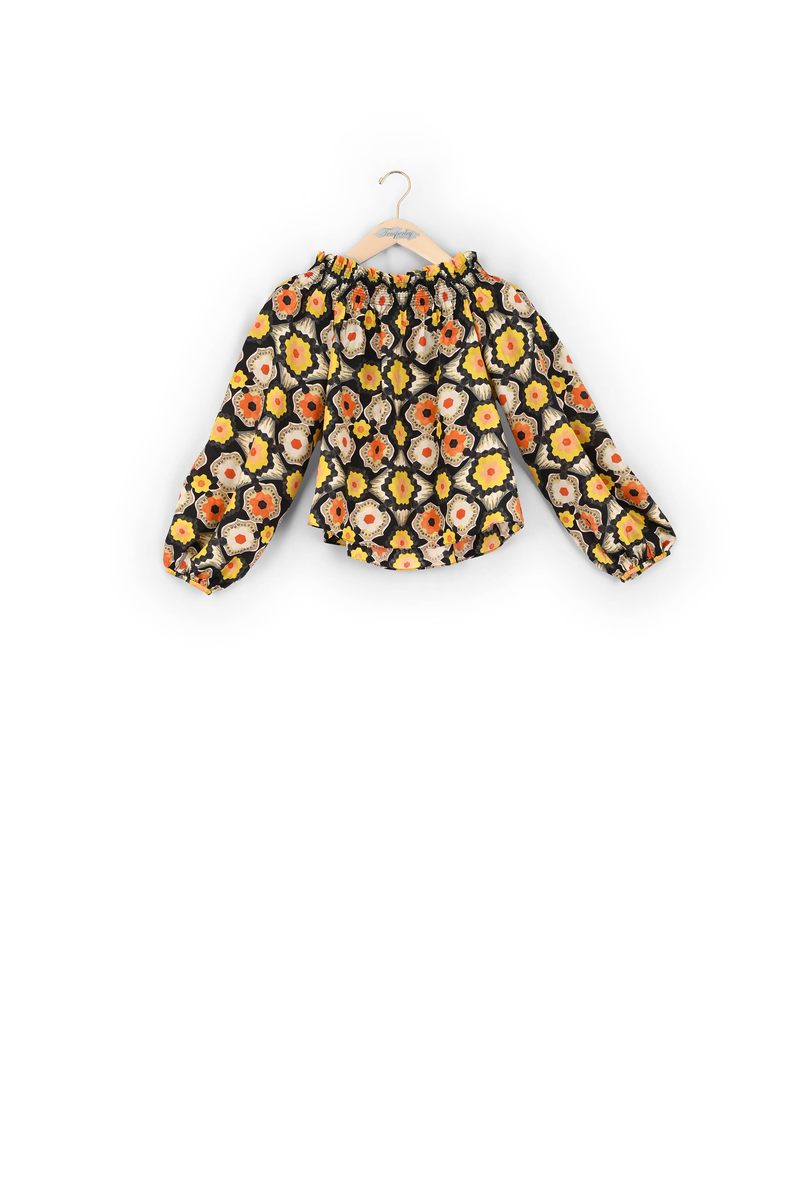 Product photo Crochet Print Off-Shoulder Top number 0