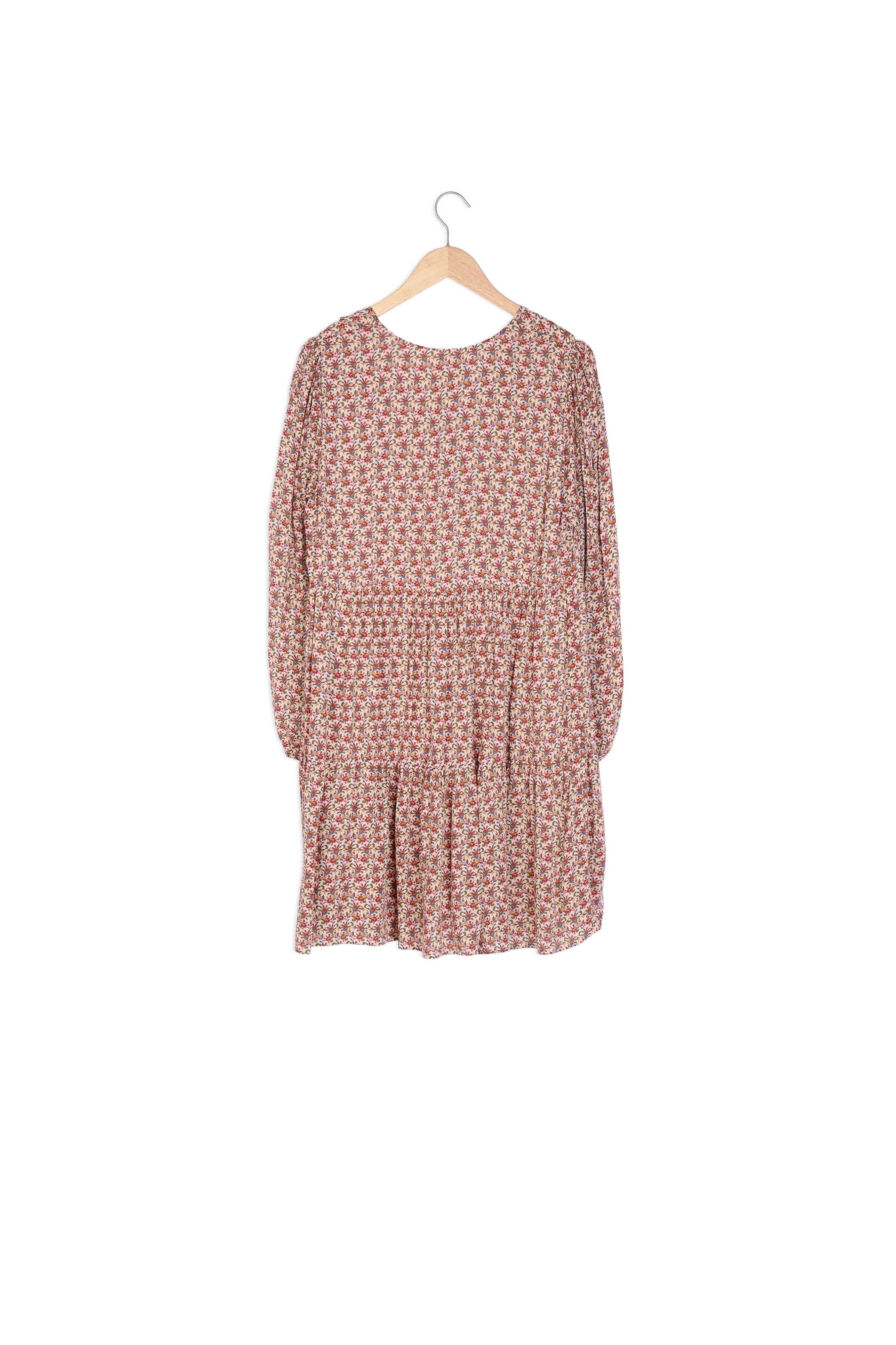 Robe courte imprimée beige et rouge Houston Maison 123 seconde main photo 2