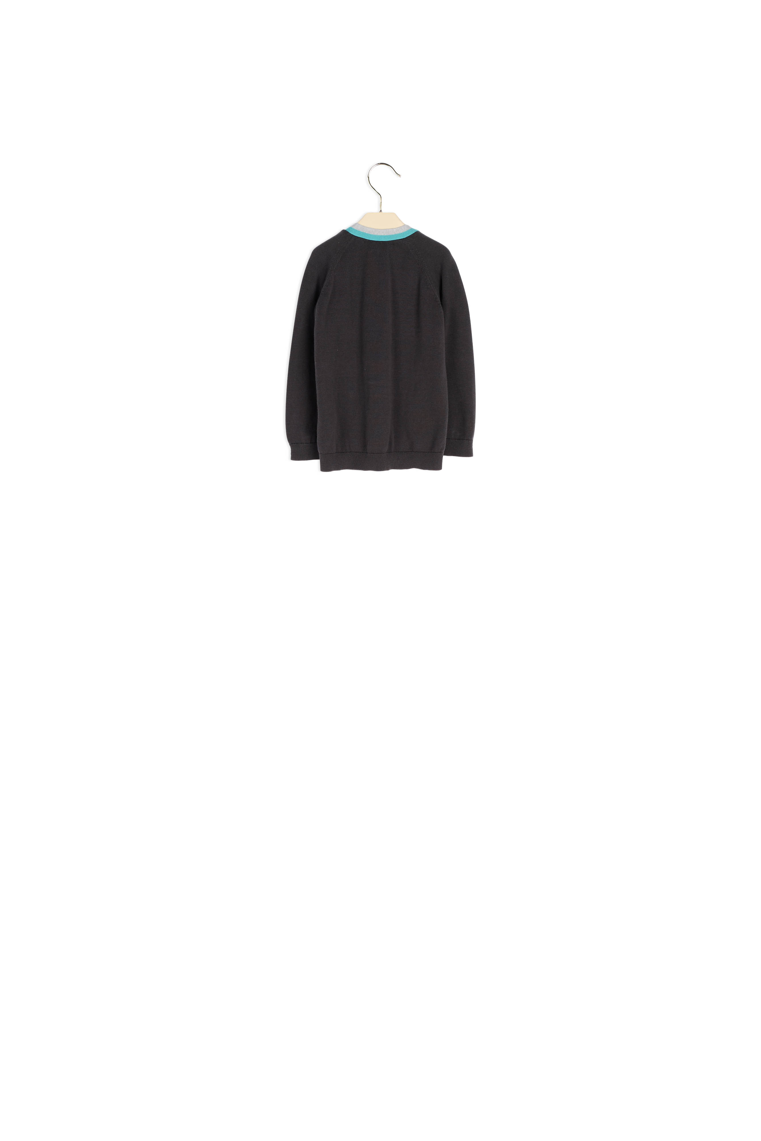 Cardigan tricolore Bonpoint Vintage seconde main photo 2