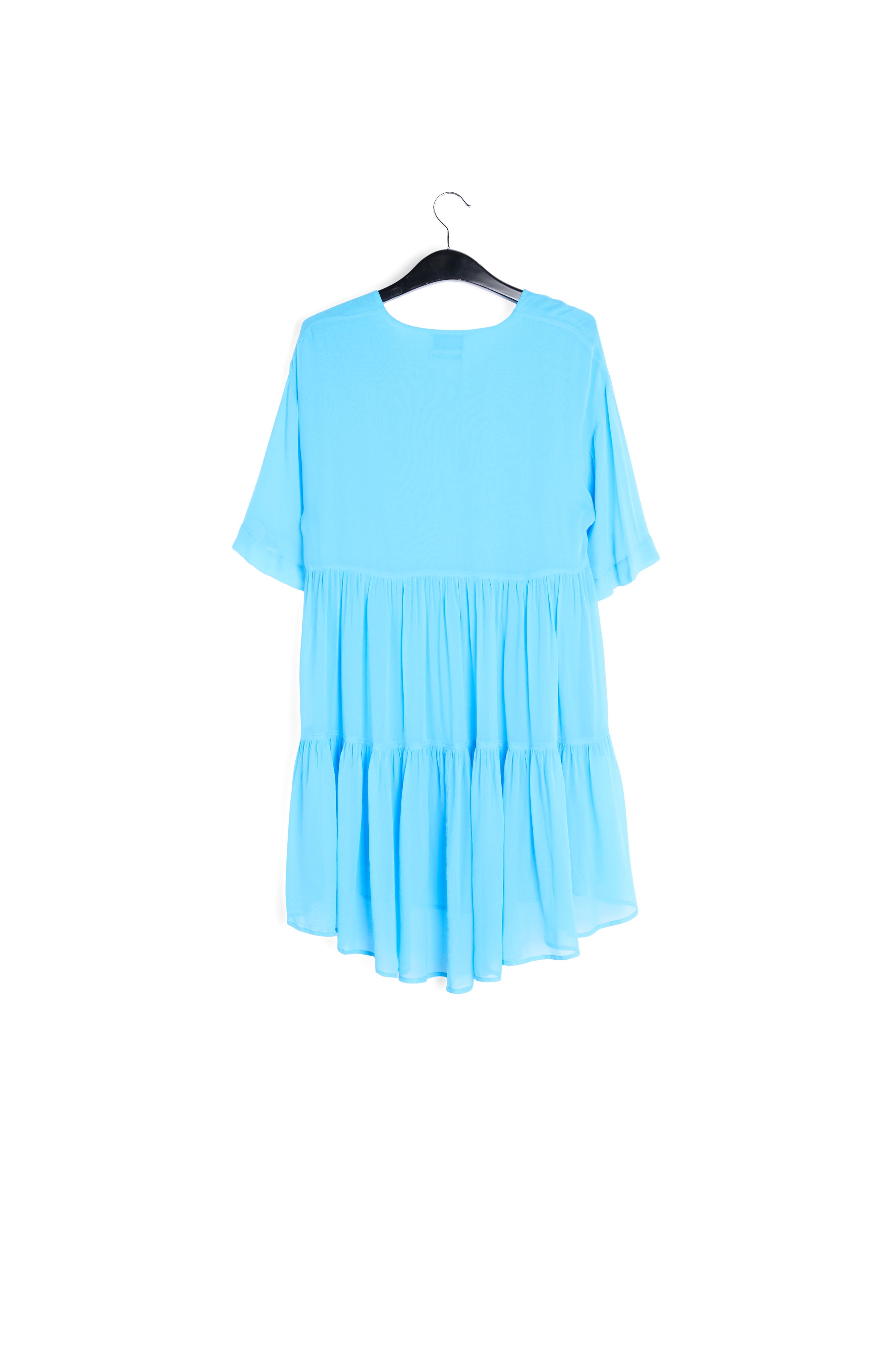Mini robe multicolore à volants RE—SSENTIEL seconde main photo 2