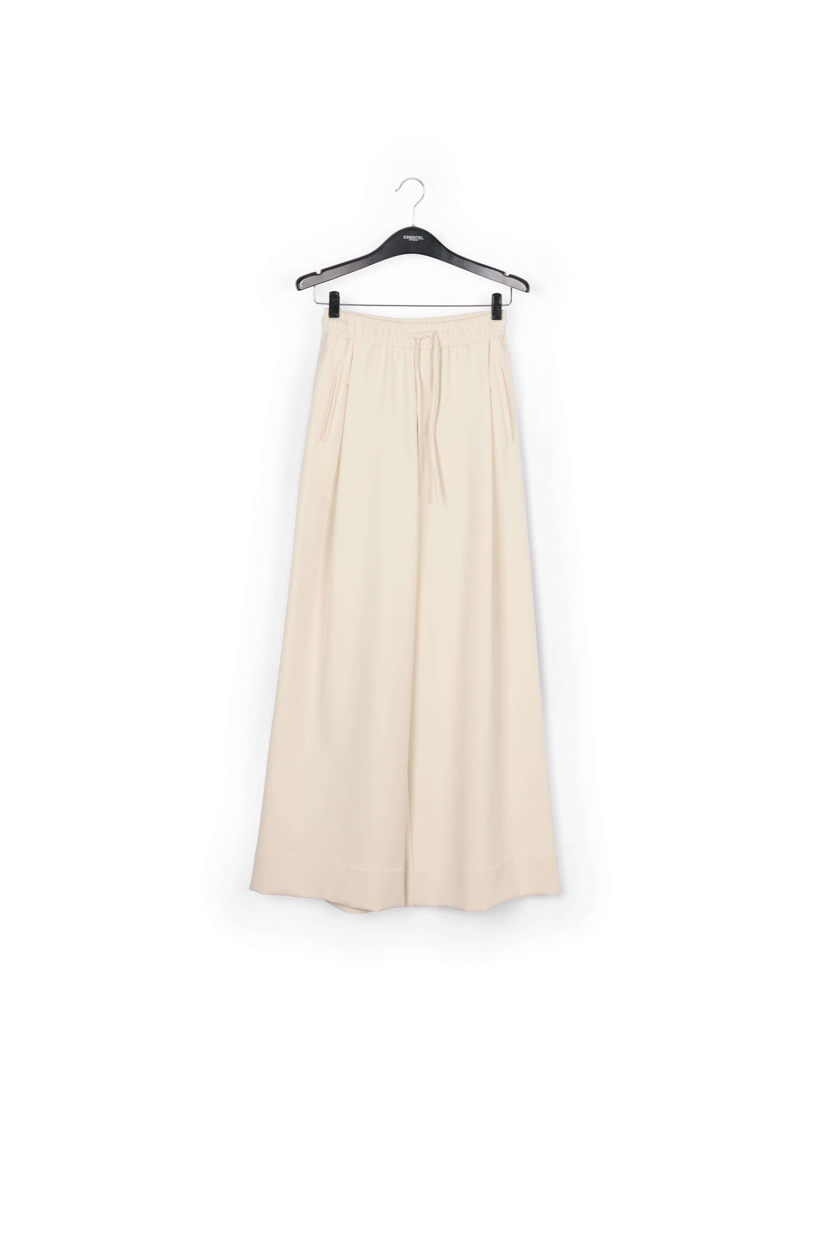 Ecru wide-leg pants RE—SSENTIEL second-hand photo 1