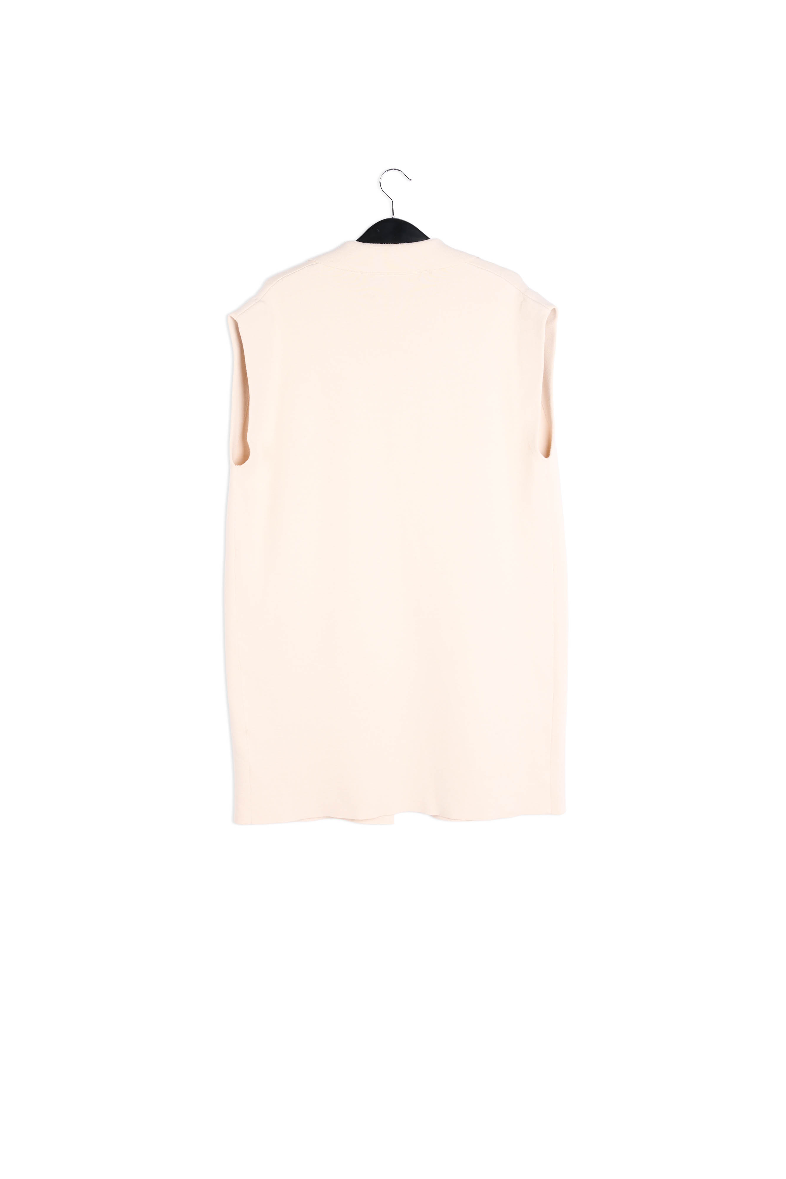 Gebroken witte cardigan zonder mouwen RE—SSENTIEL tweedehands photo 2