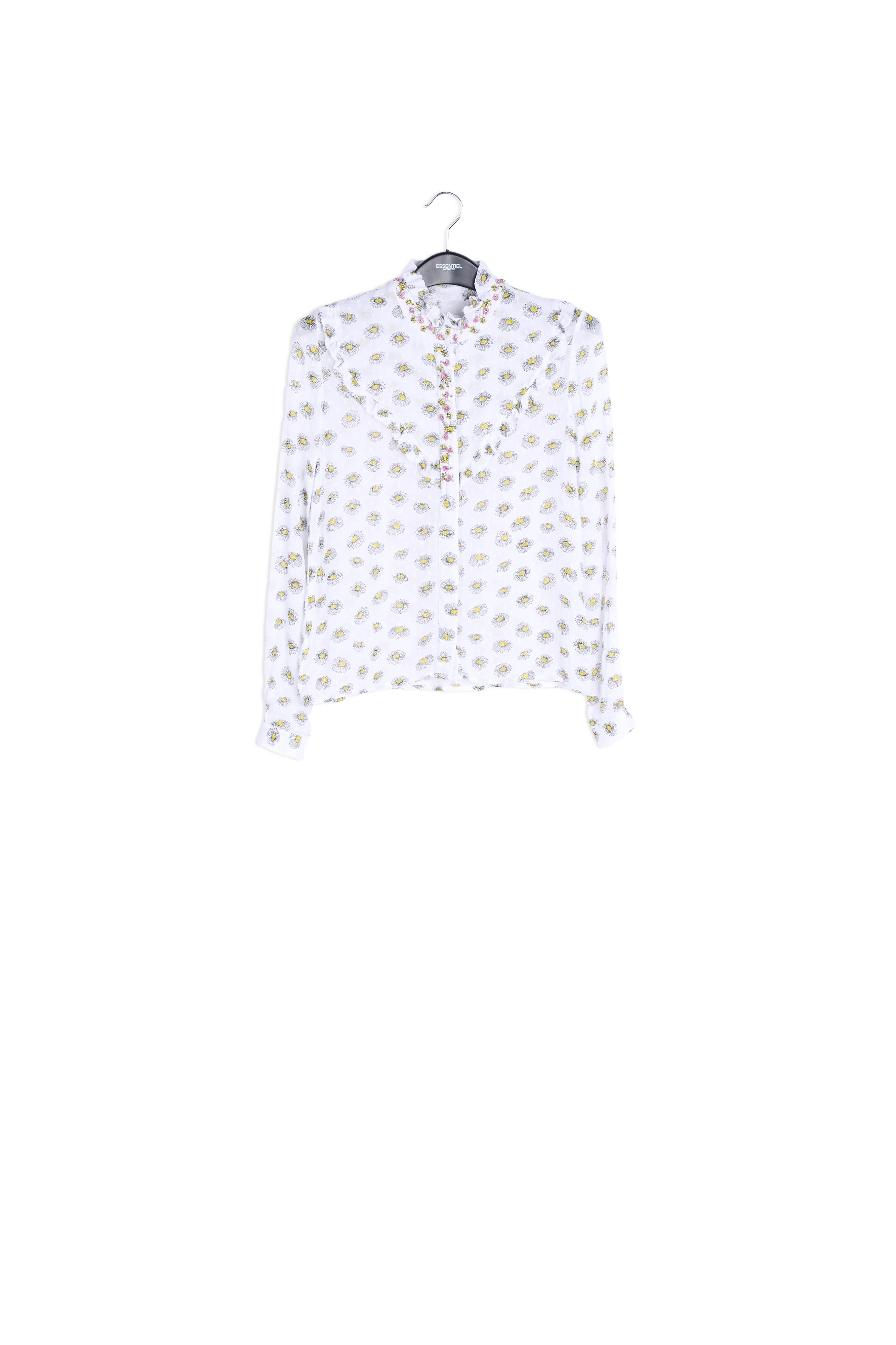 Chemise rebrodée à  imprimé RE—SSENTIEL seconde main photo 1
