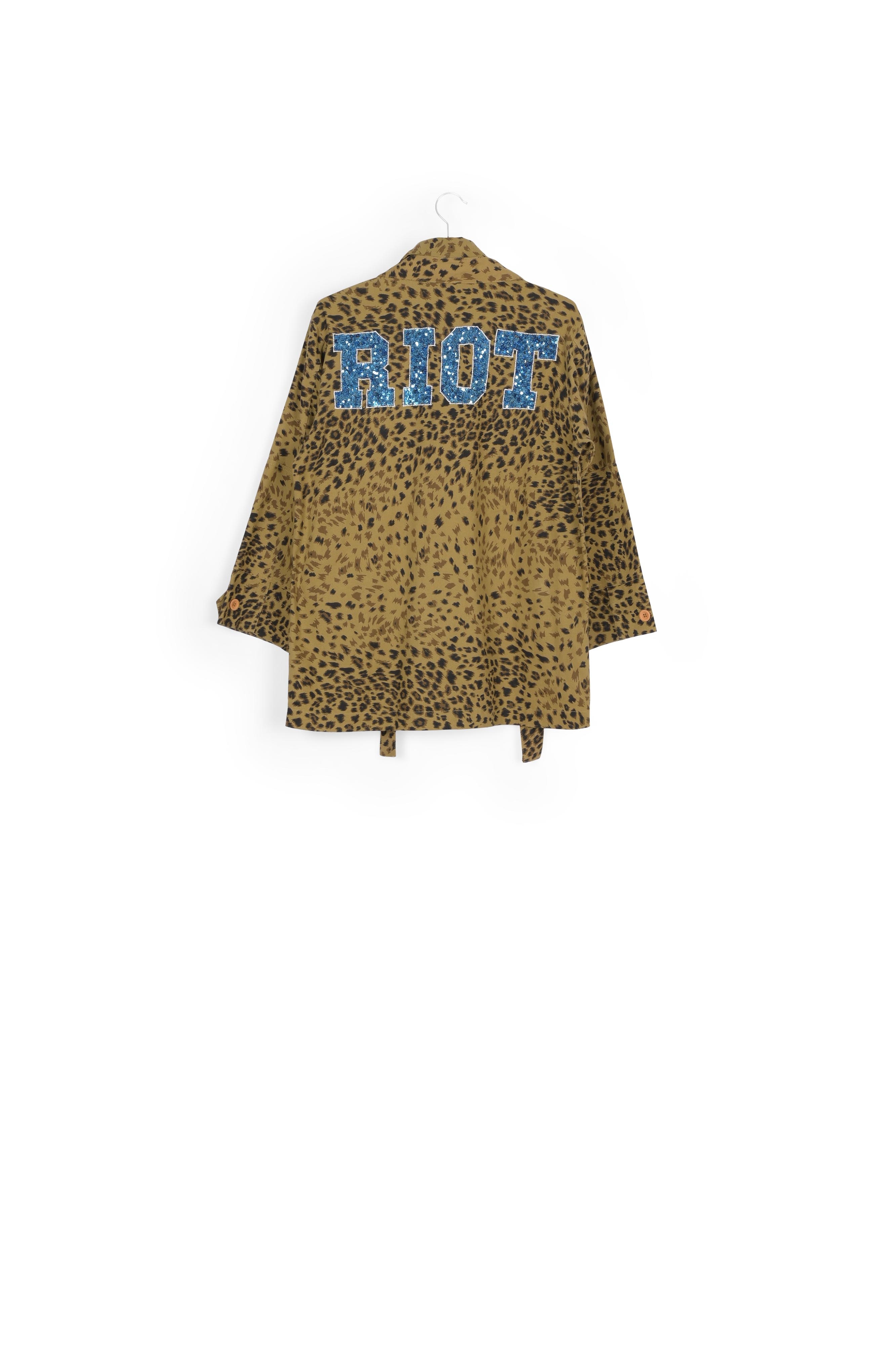 Katoenen vest met luipaardprint en pailletten RE—SSENTIEL tweedehands photo 2