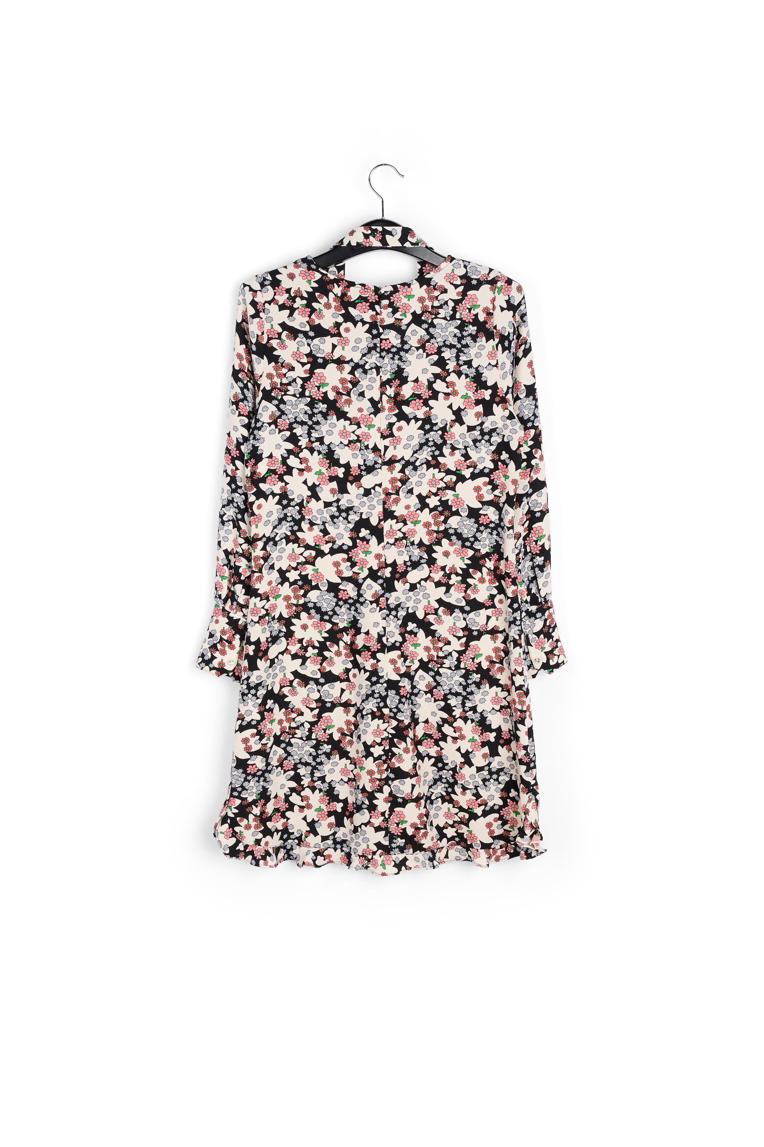 Robe florale à ligne a avec ceinture RE—SSENTIEL seconde main photo 2