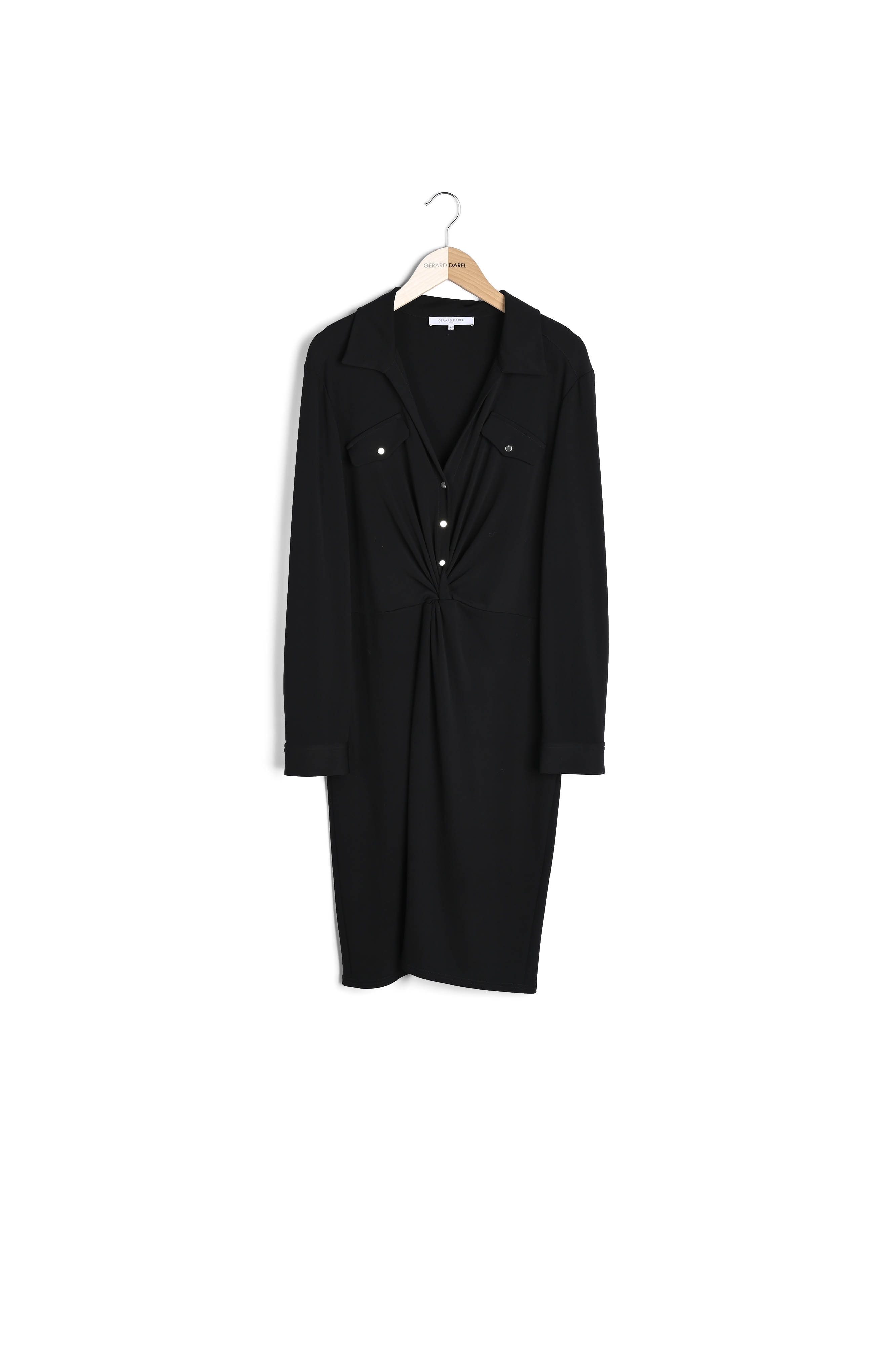 Tina - Robe-chemise drapée en jersey Gerard Darel seconde main photo 1