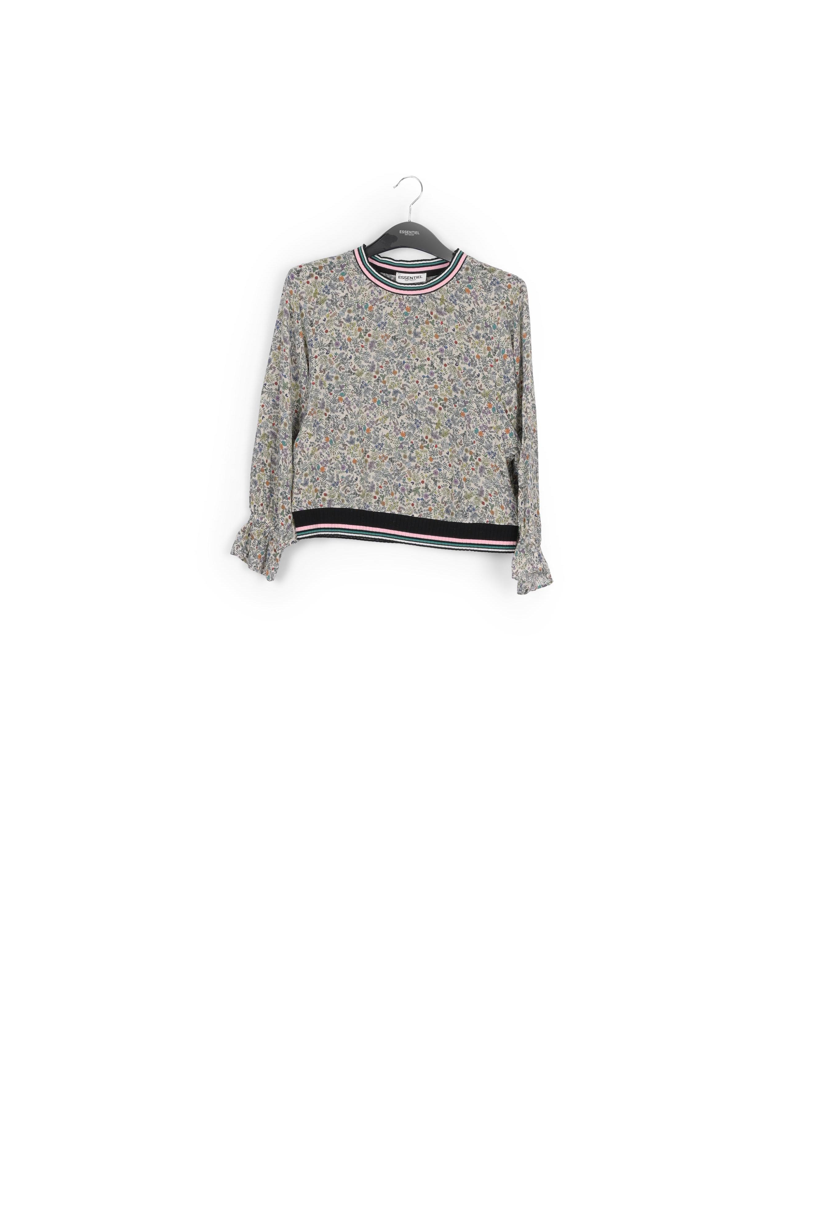 Top with frilled sleeves RE—SSENTIEL second-hand photo 1