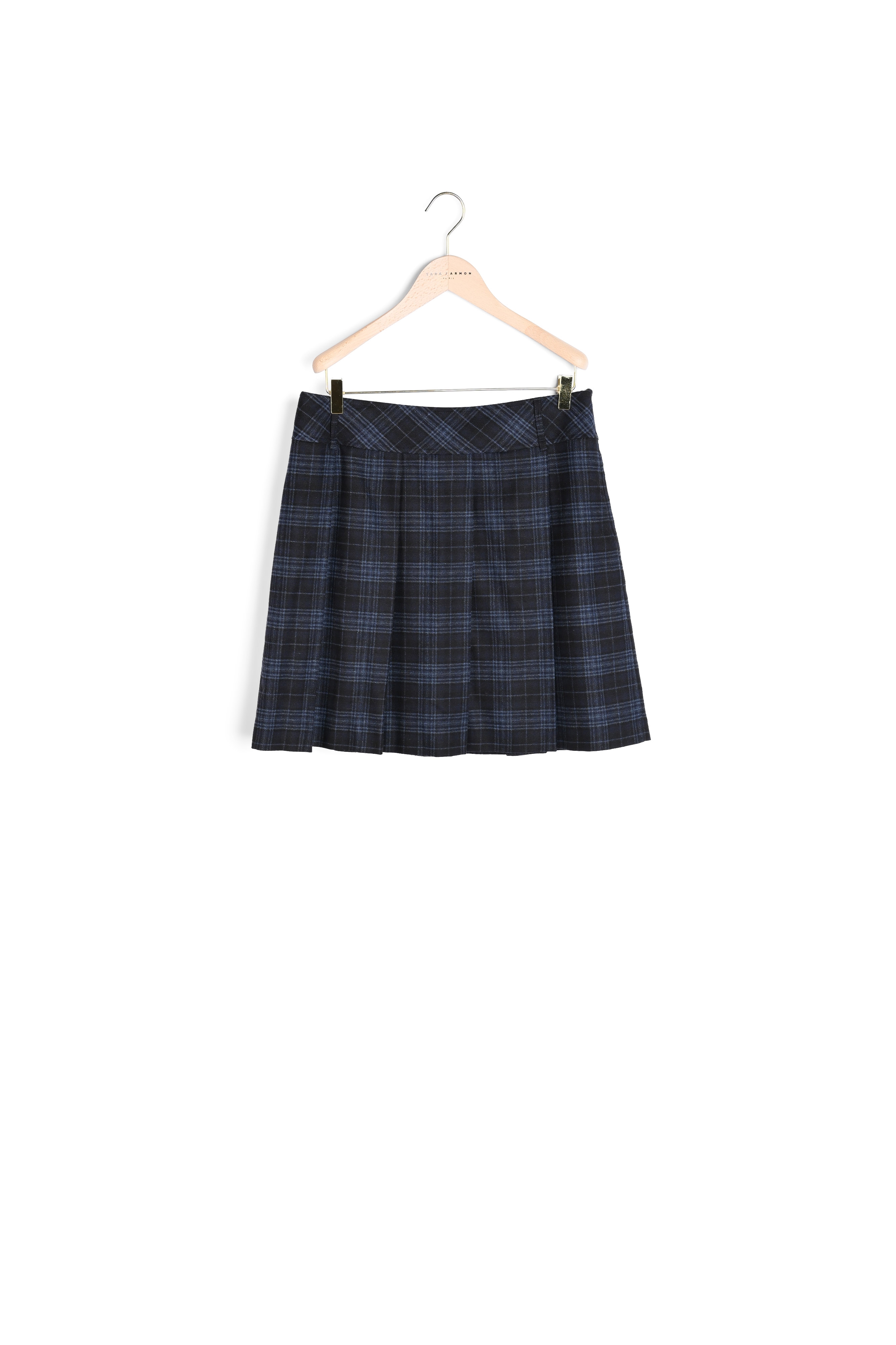 Photo produit Jupe Jussie bleu nuit en tartan numéro 0