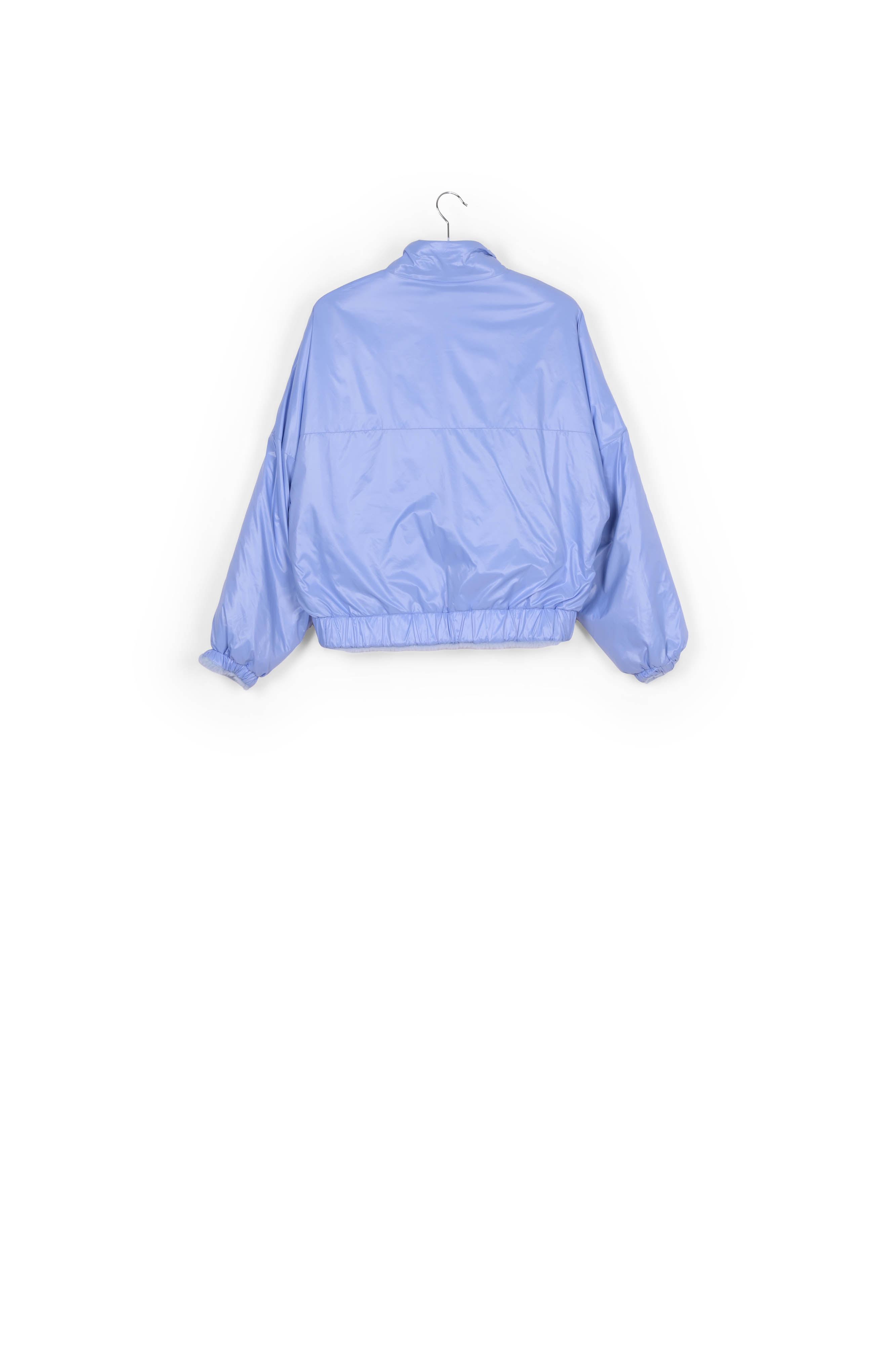 Light blue reversible bomber jacket RE—SSENTIEL second-hand photo 2