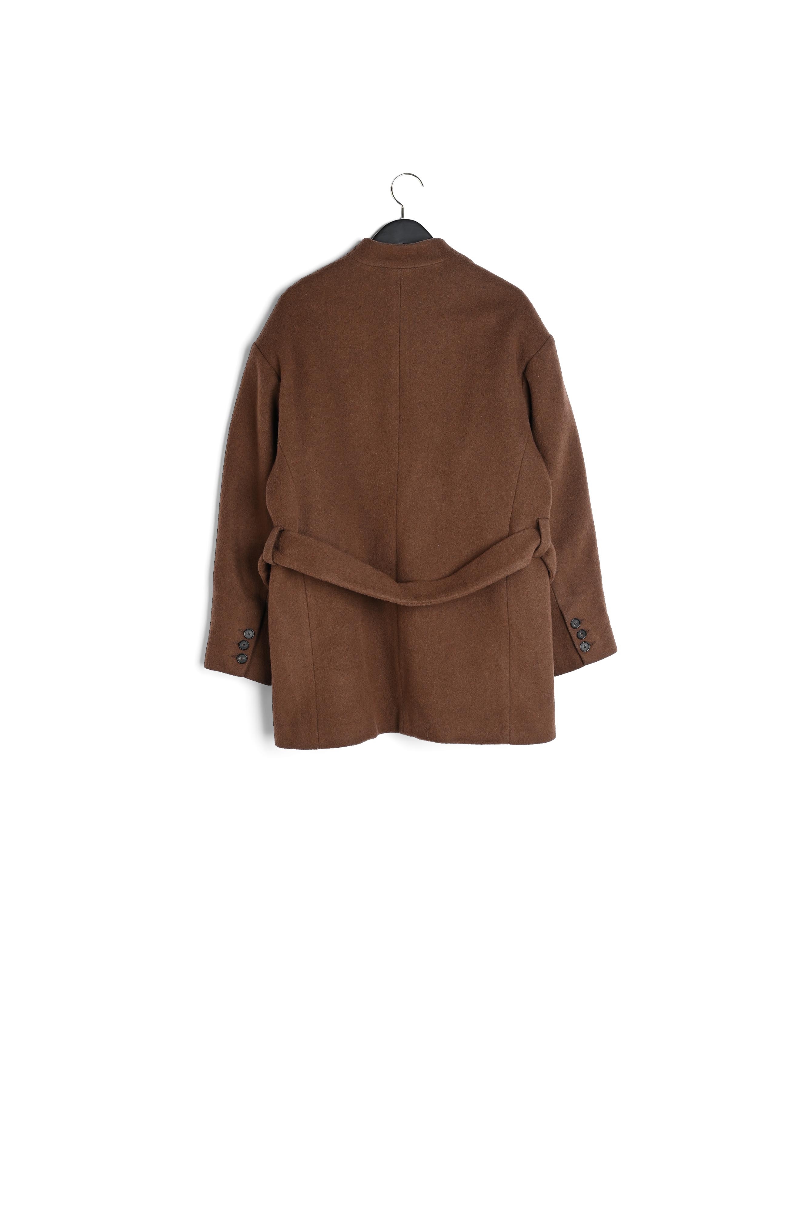Photo produit Veste En Laine Ceinturée numéro 0