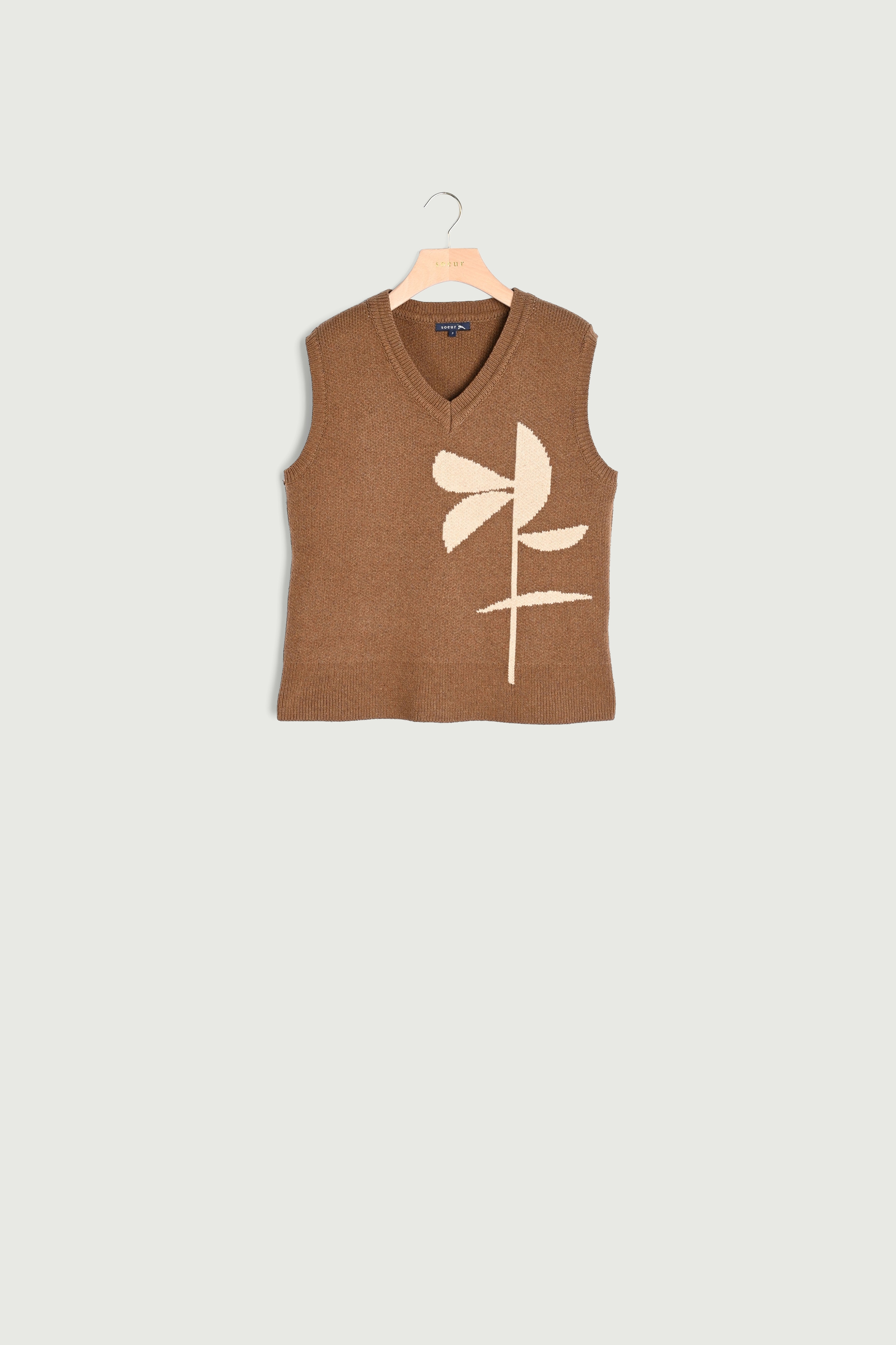 HAZELNUT/OFF-WHITE