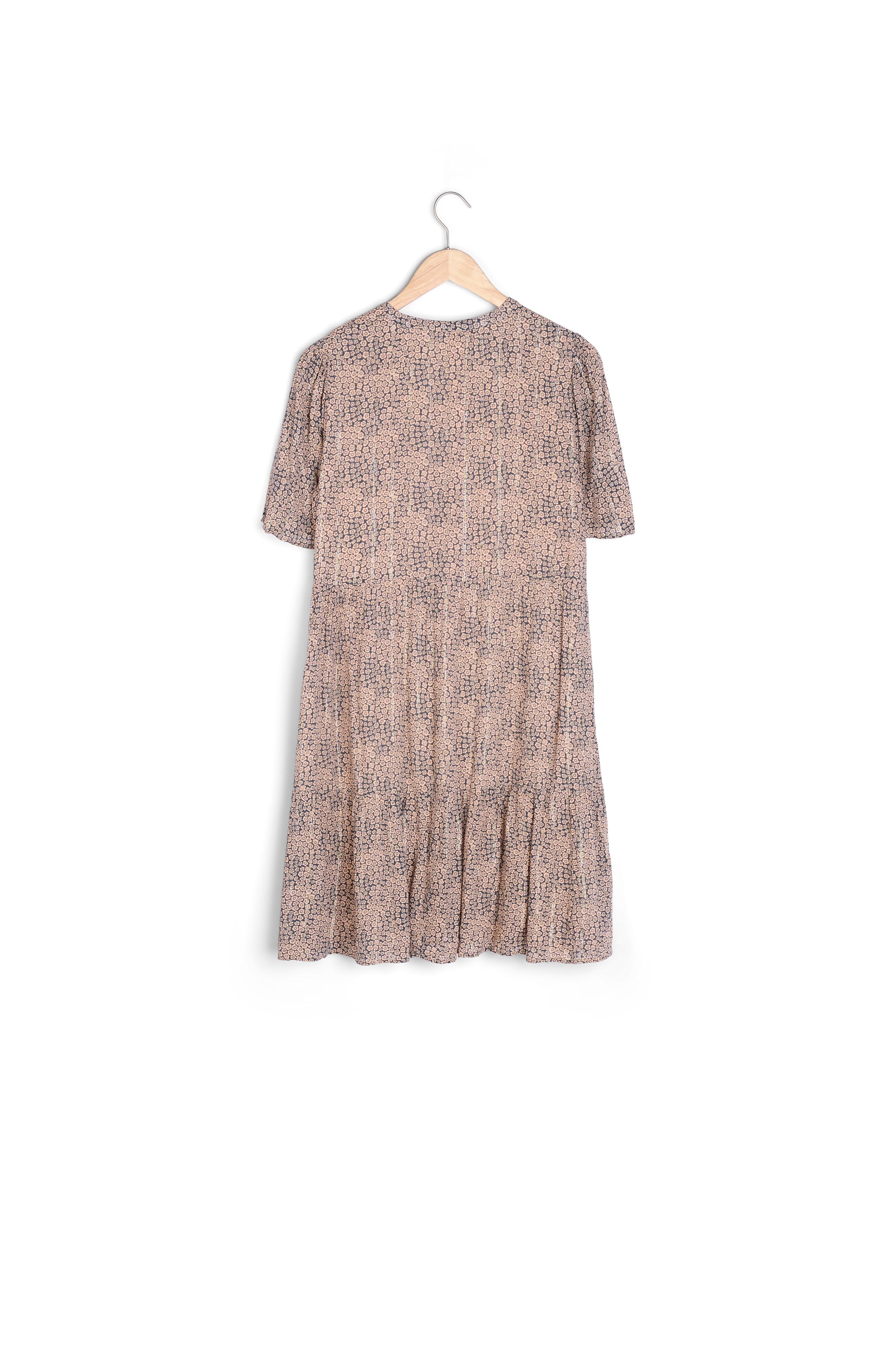 Robe courte imprimée beige Nara Maison 123 seconde main photo 3