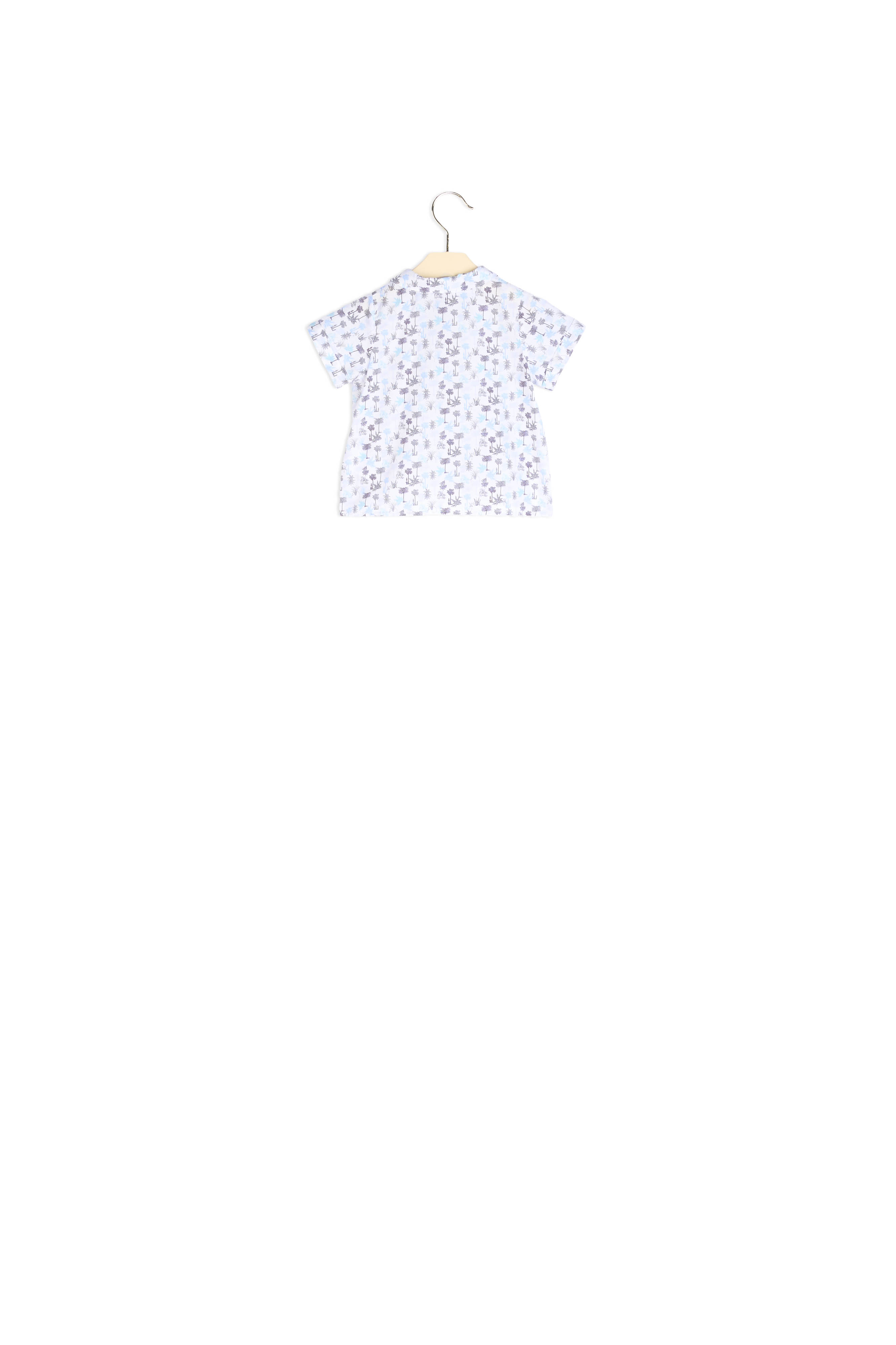 Chemise en popeline imprimée Bonpoint Vintage seconde main photo 2