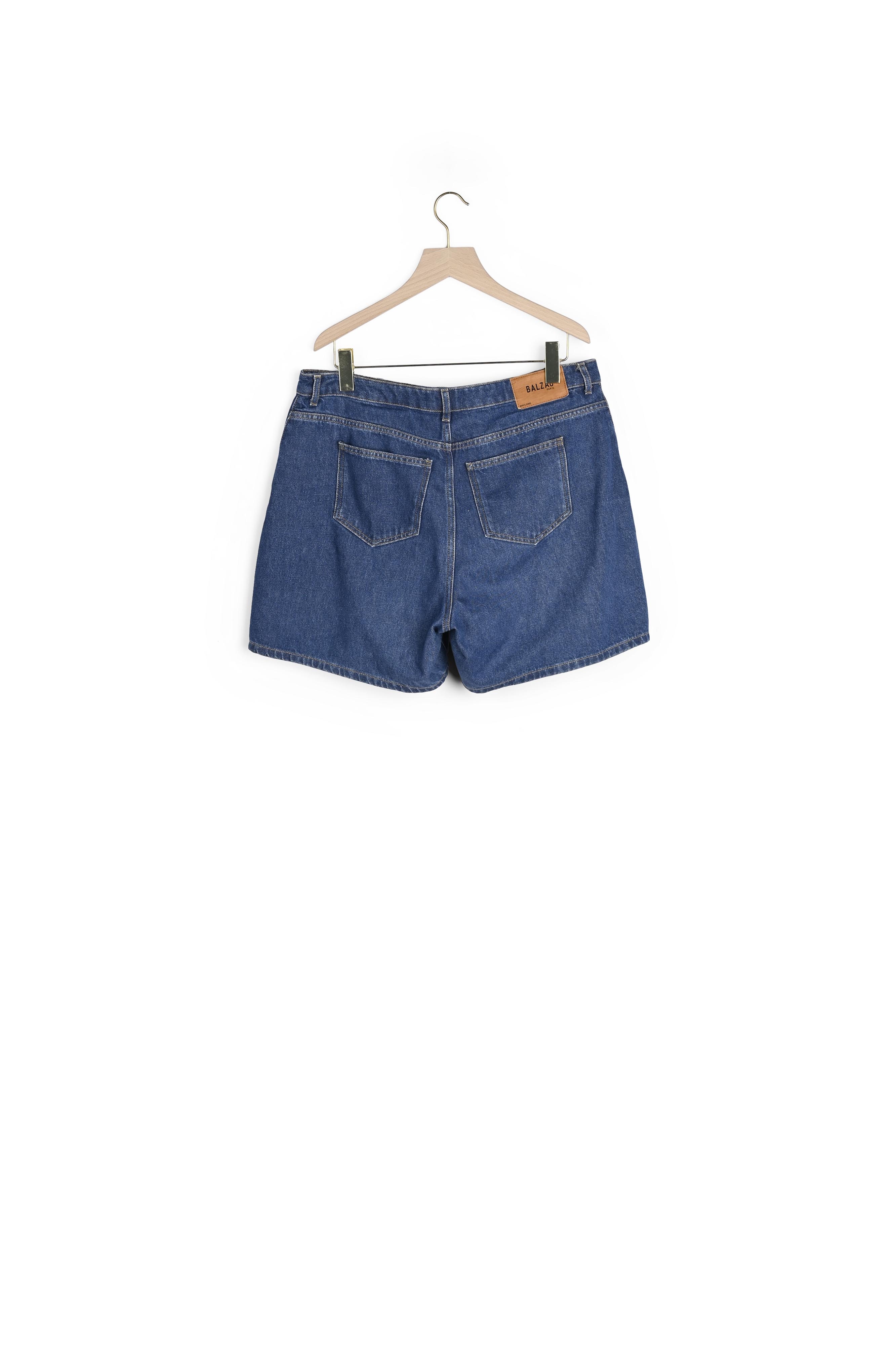 SHORT MAYLONE JEAN BLEU MIDI Balzac seconde main photo 3