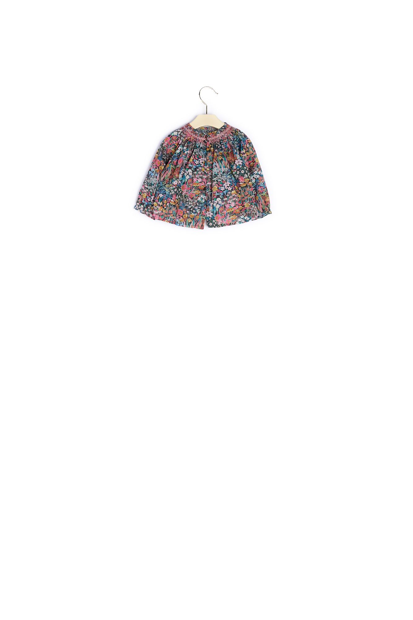 Blouse en tissu Liberty Bonpoint Vintage seconde main photo 3