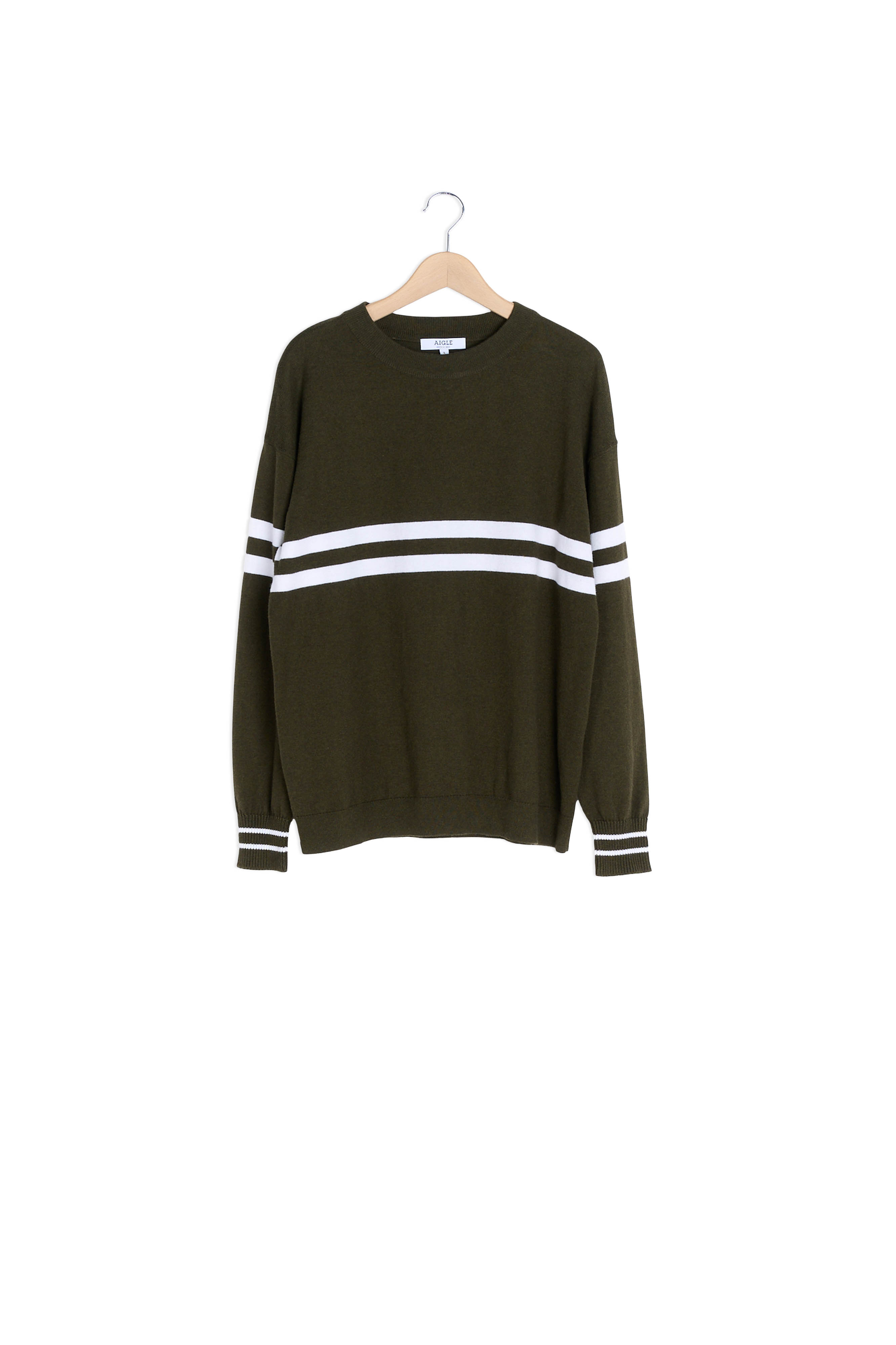 Pull col rond en coton Aigle seconde main photo 1