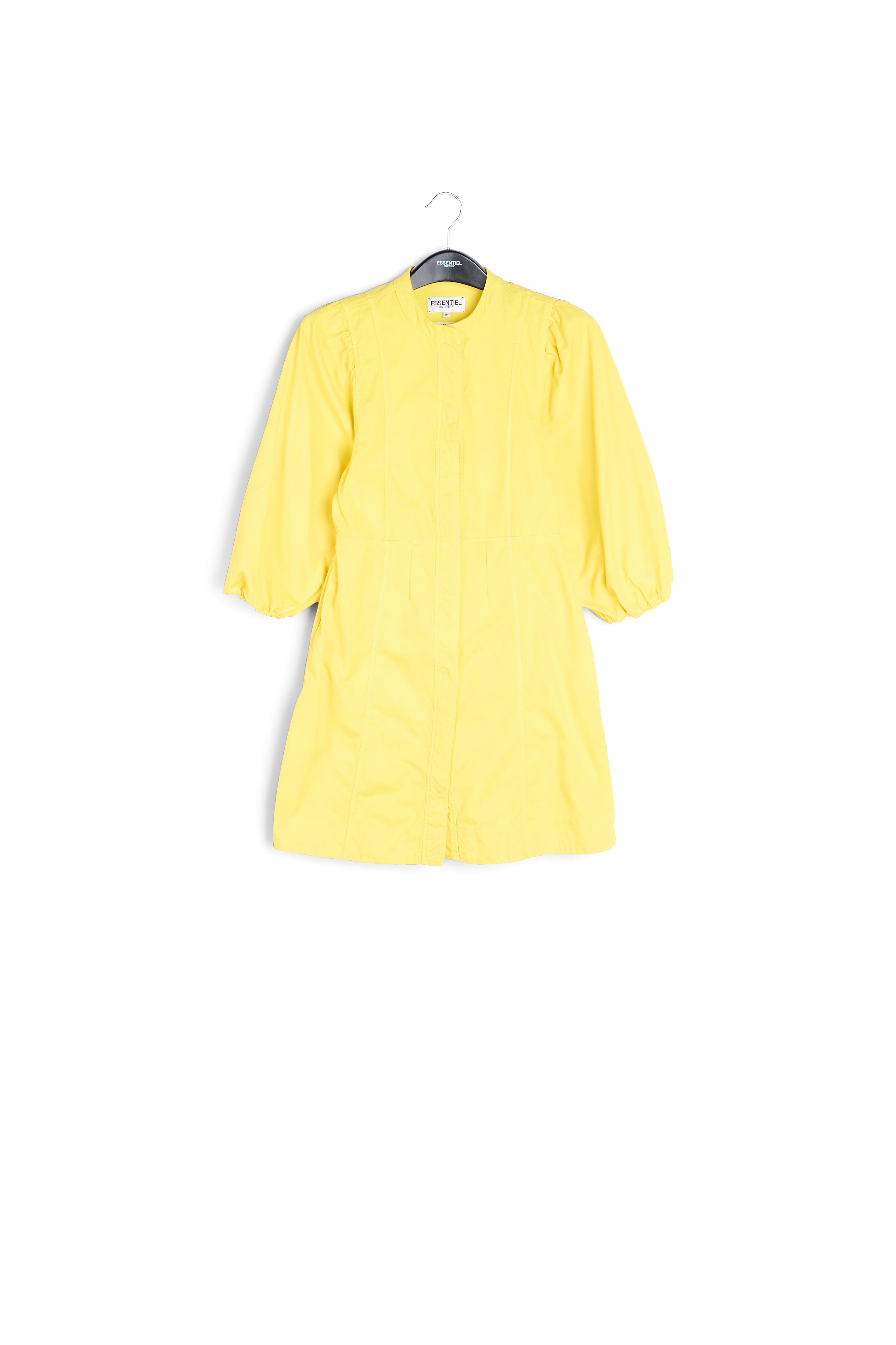 Mini-robe jaune en coton sergé RE—SSENTIEL seconde main photo 1