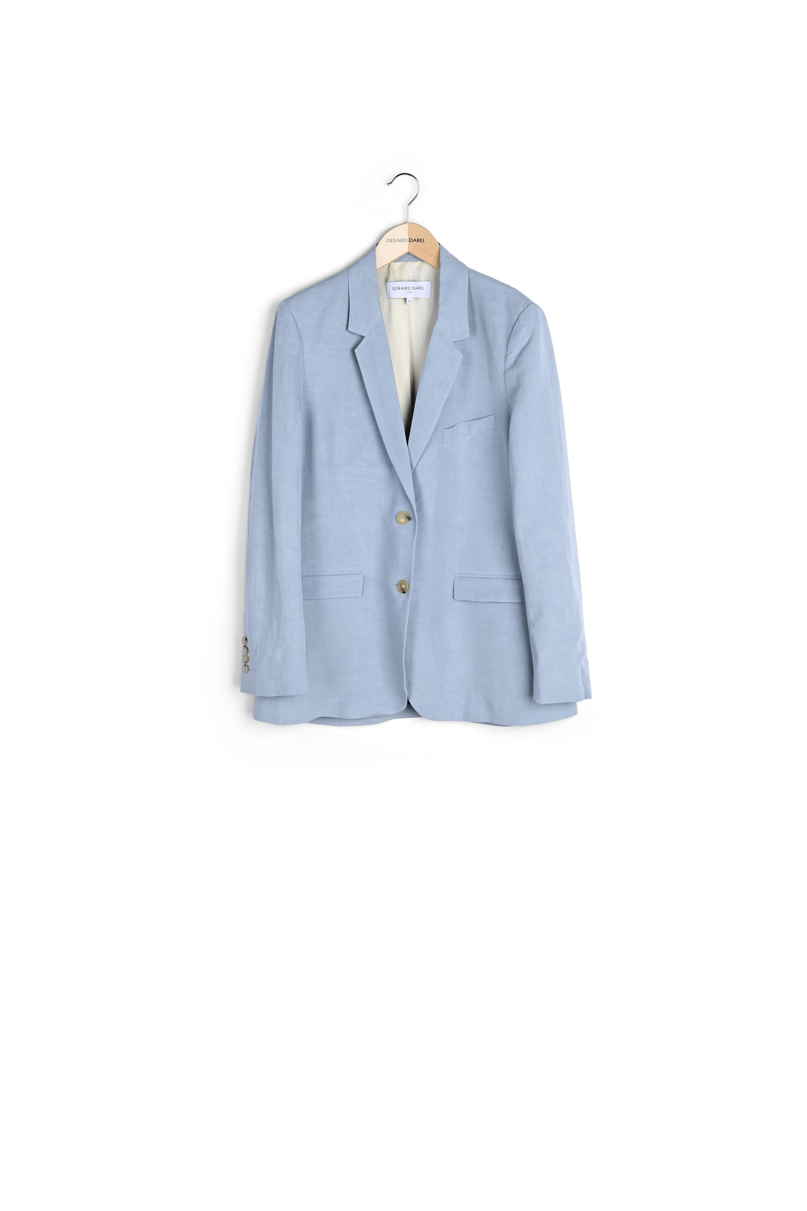Veste de tailleur en lin mélangé - NATHIS Gerard Darel seconde main photo 1