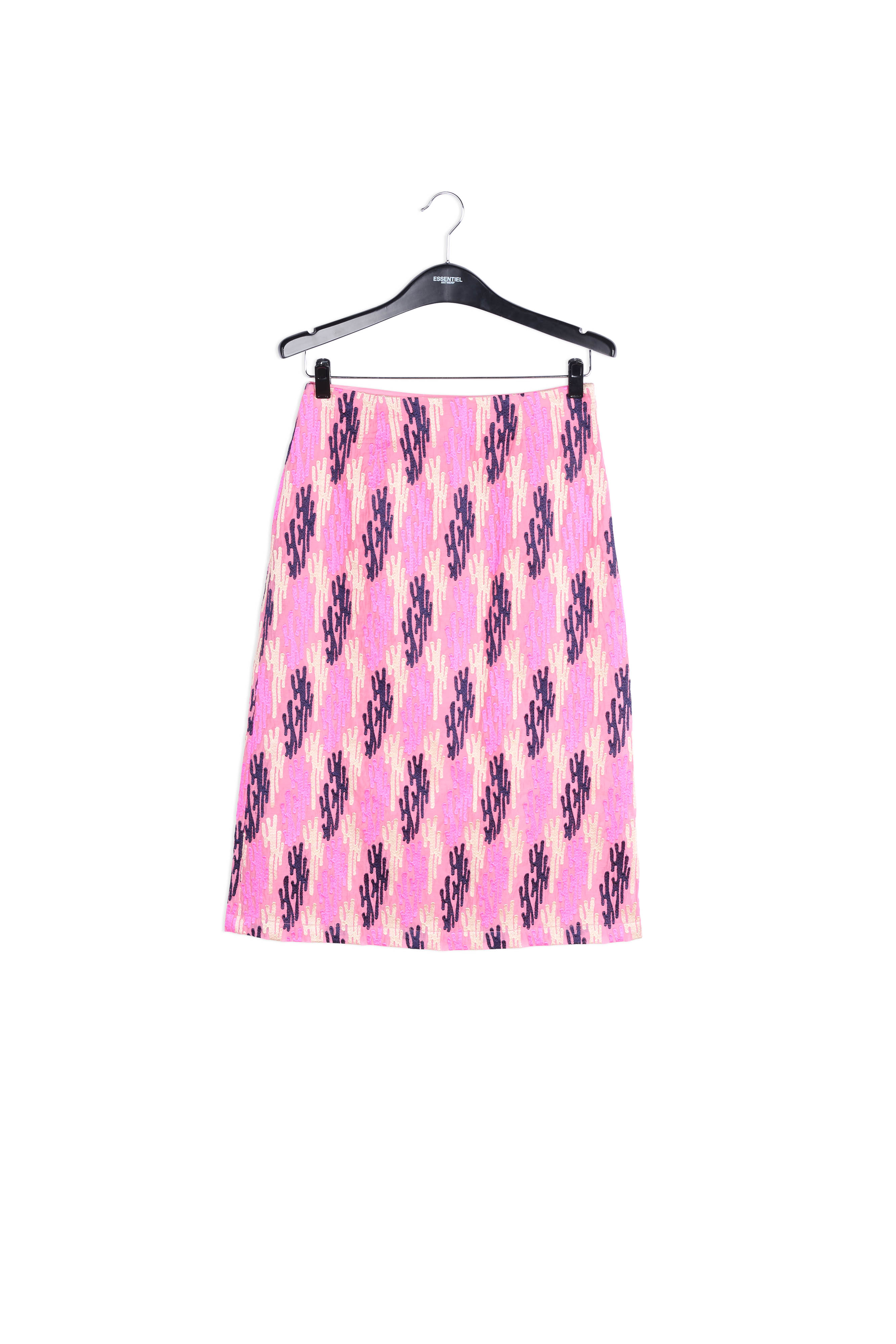 Roze a-lijnrok met pailletten RE—SSENTIEL tweedehands photo 1