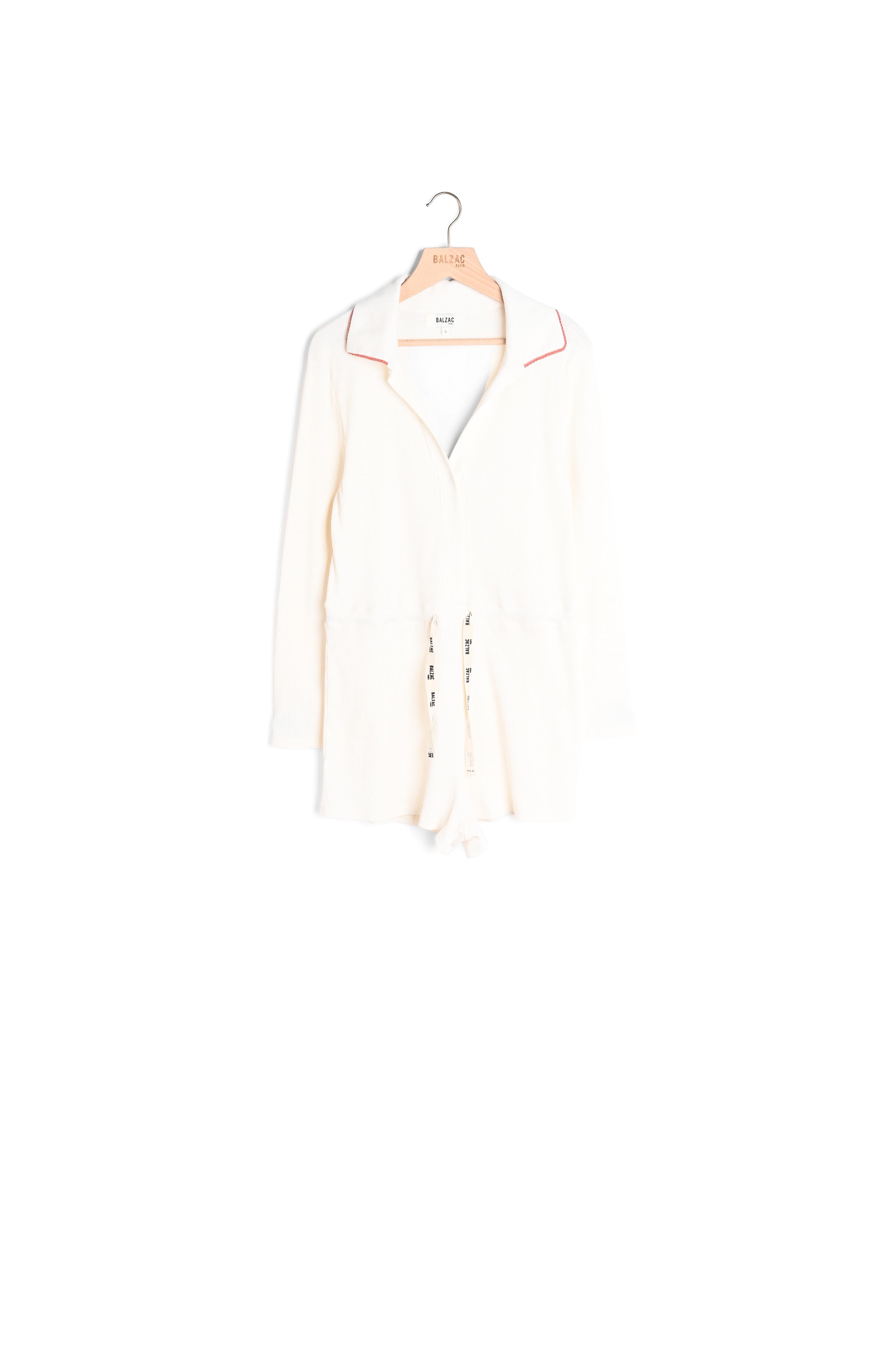 COMBINAISON FLORALIE JEAN BLANC PERLE Balzac seconde main photo 1