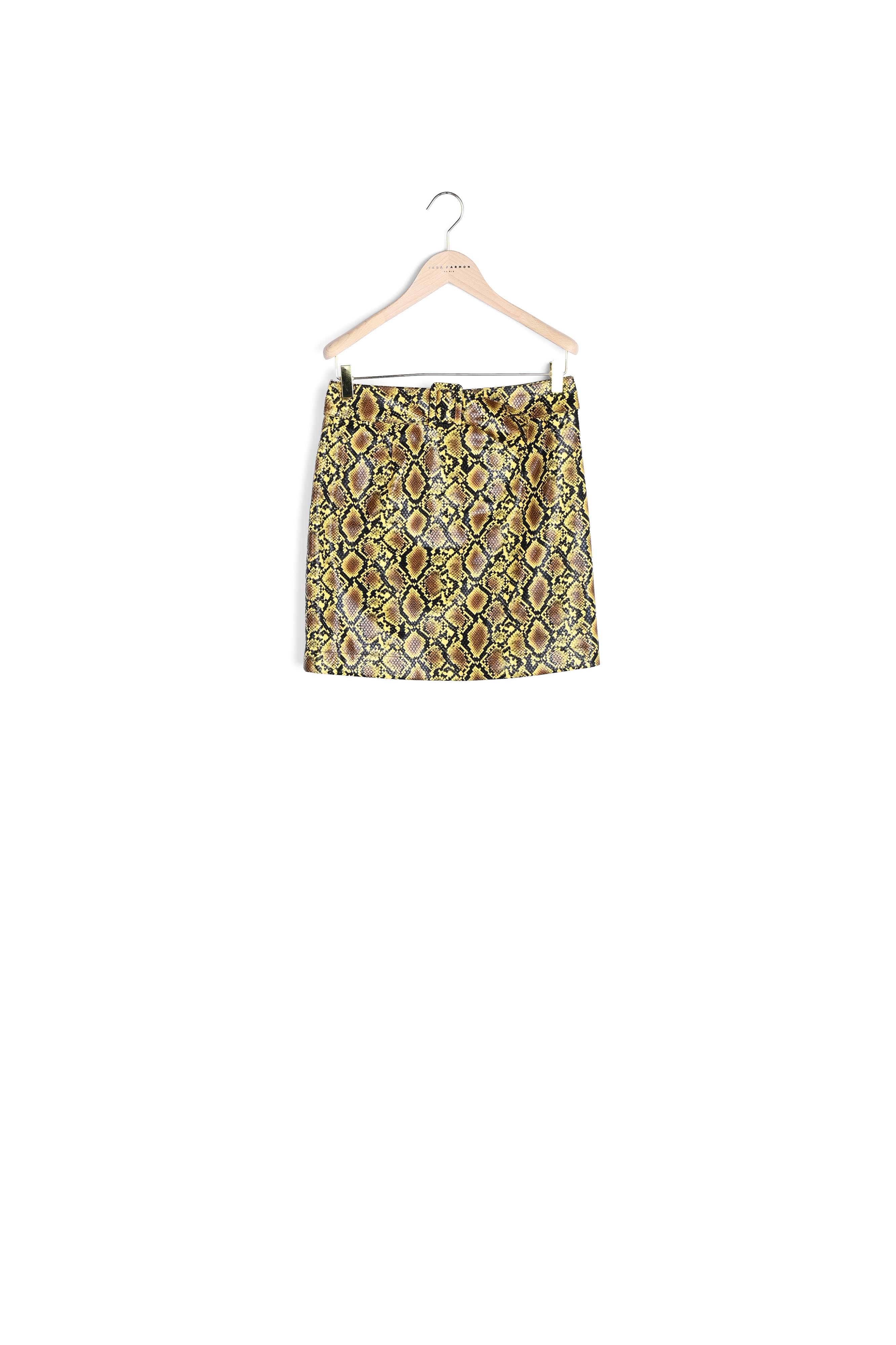 Jupe Jackpot jaune motif python Tara Jarmon seconde main photo 7