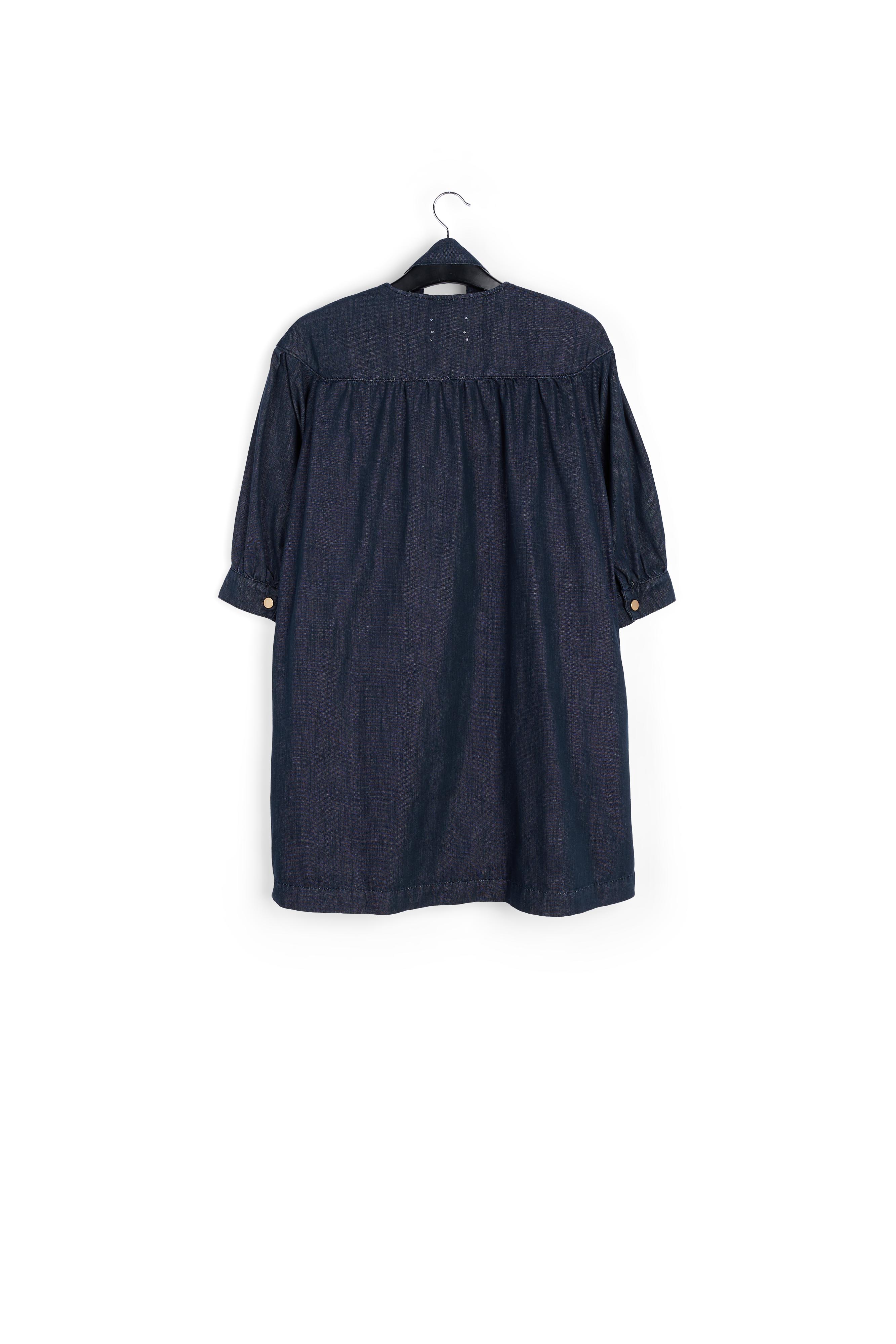 Mini robe jean bleu foncé RE—SSENTIEL seconde main photo 2